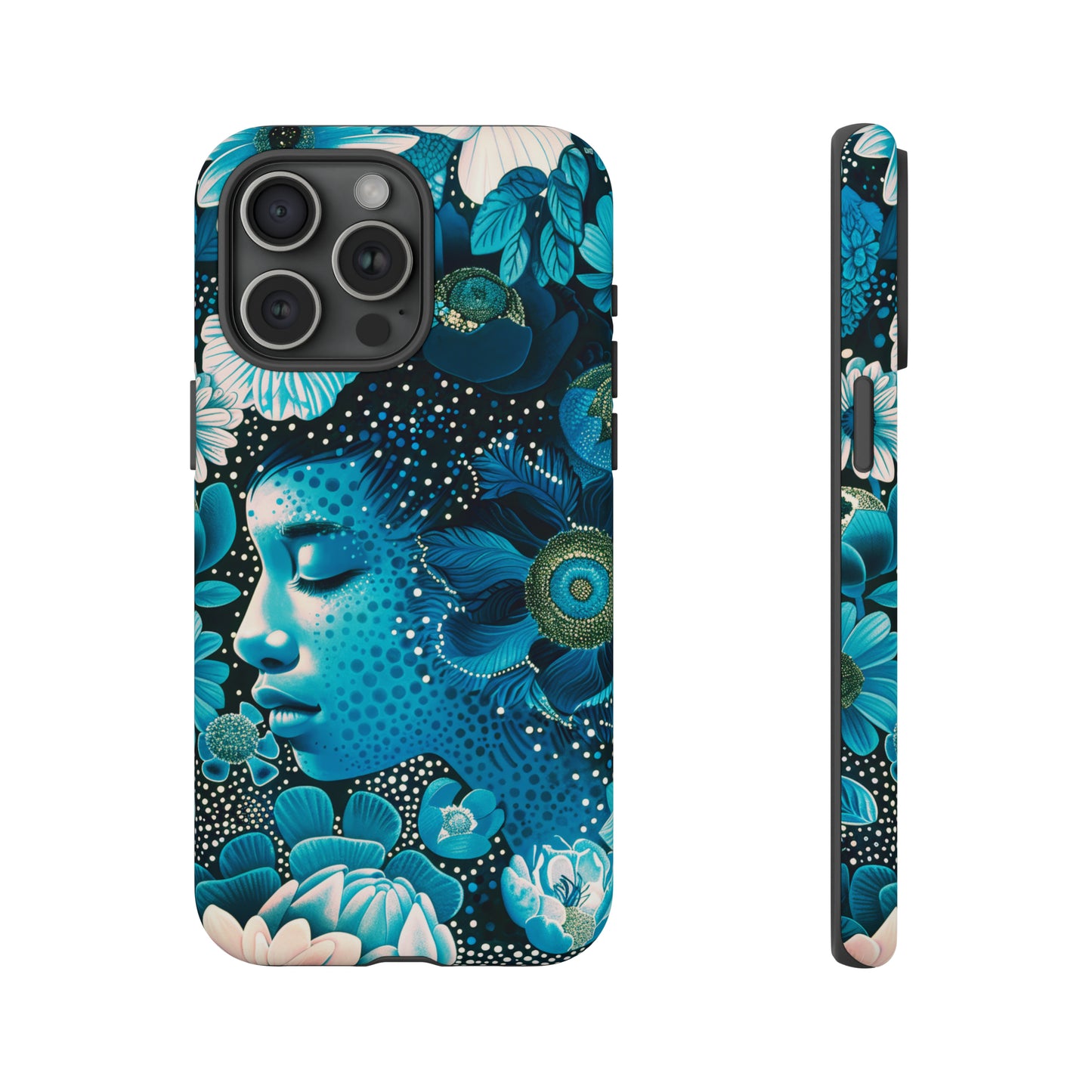 Girl in blue Tough Cases