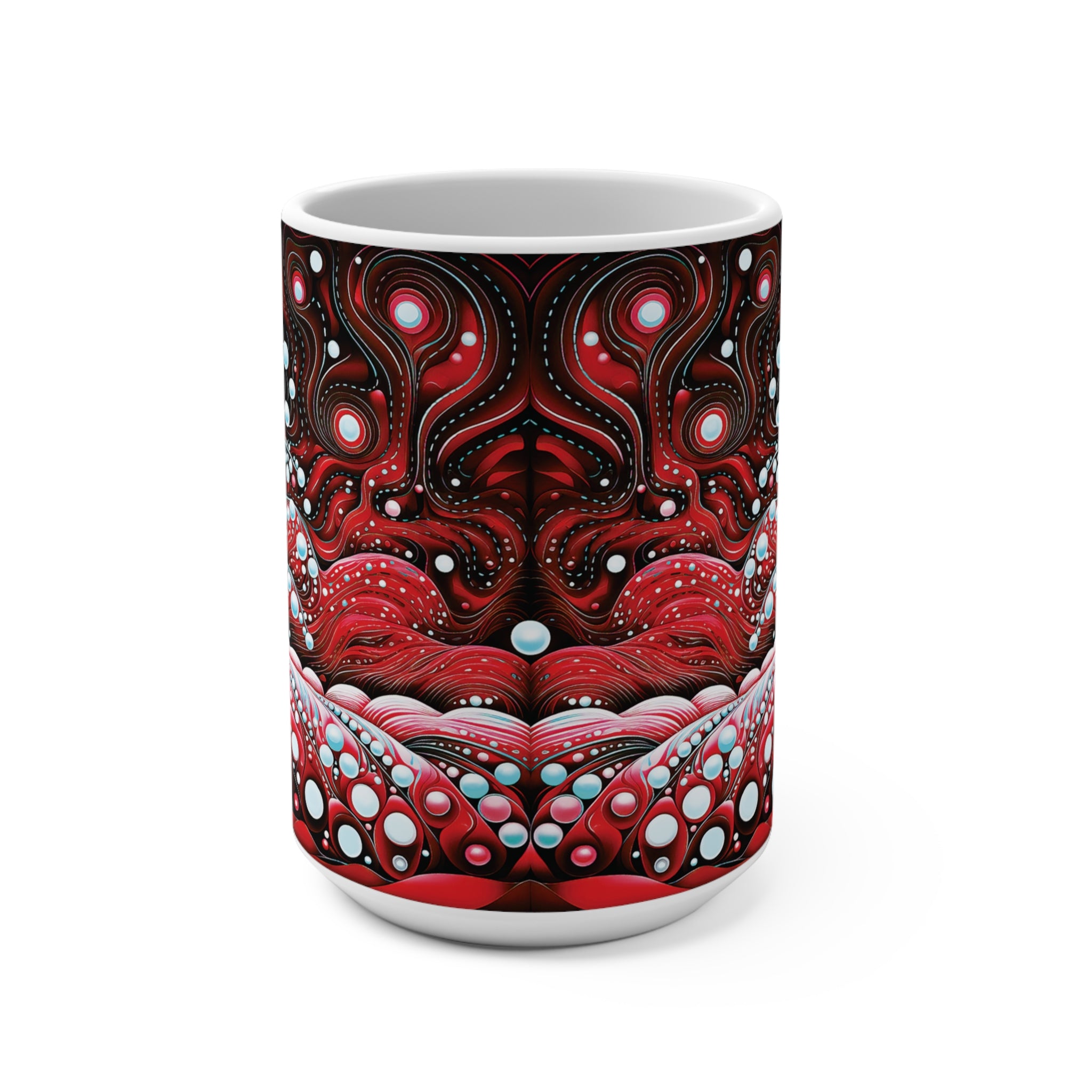 Mug 15oz Red Starry Night