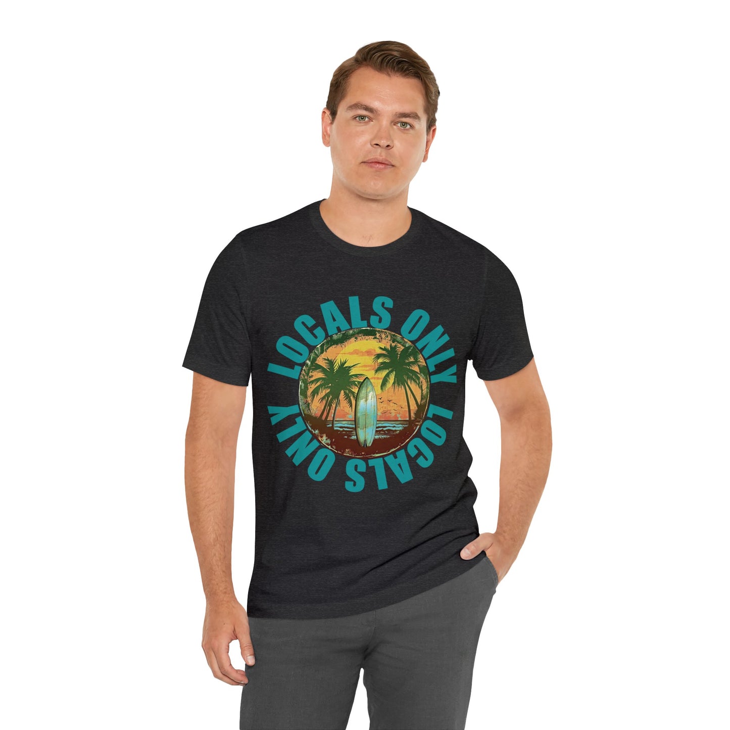 Locals Only stamp Unisex Jersey Short Sleeve Tee