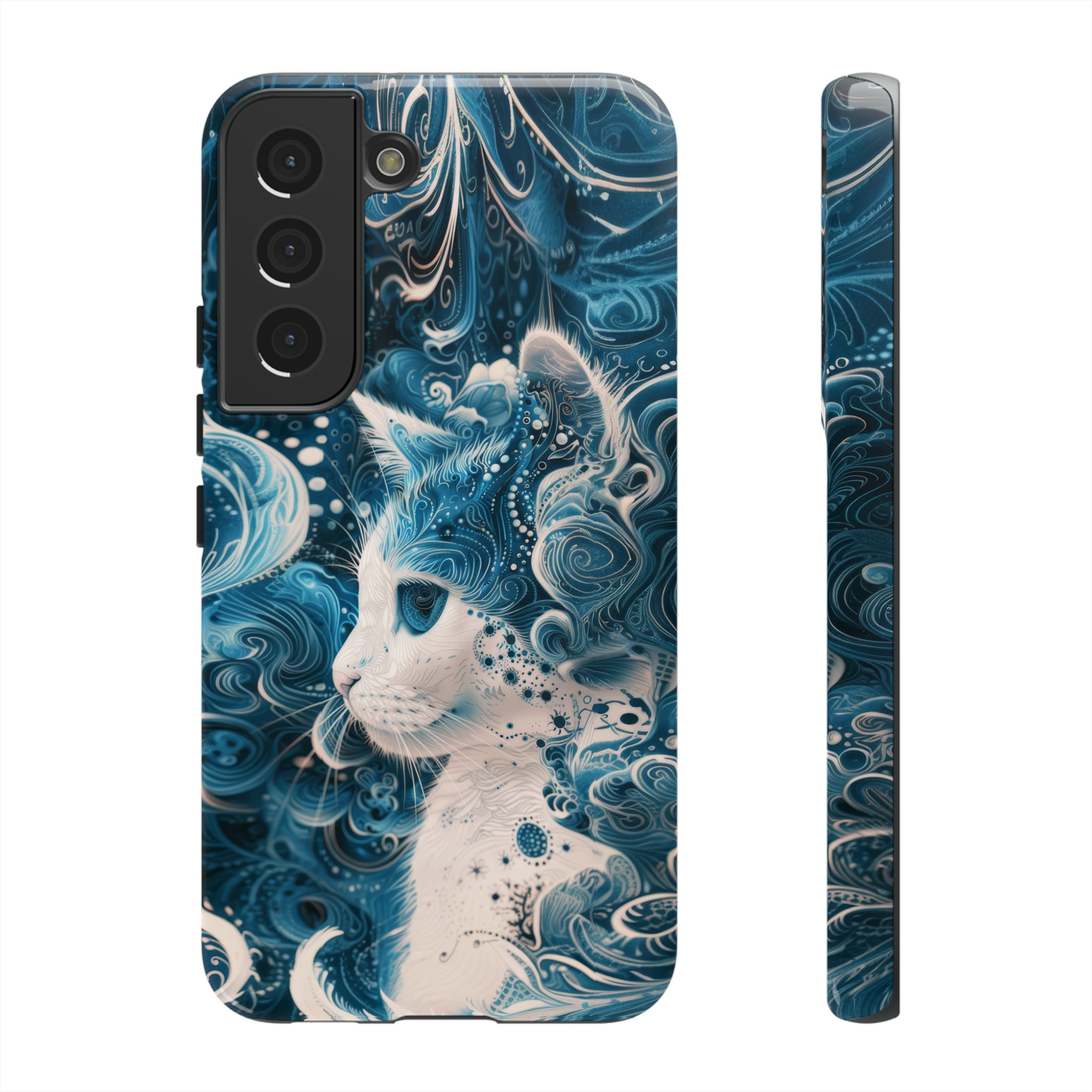 Aqua cat Tough Cases