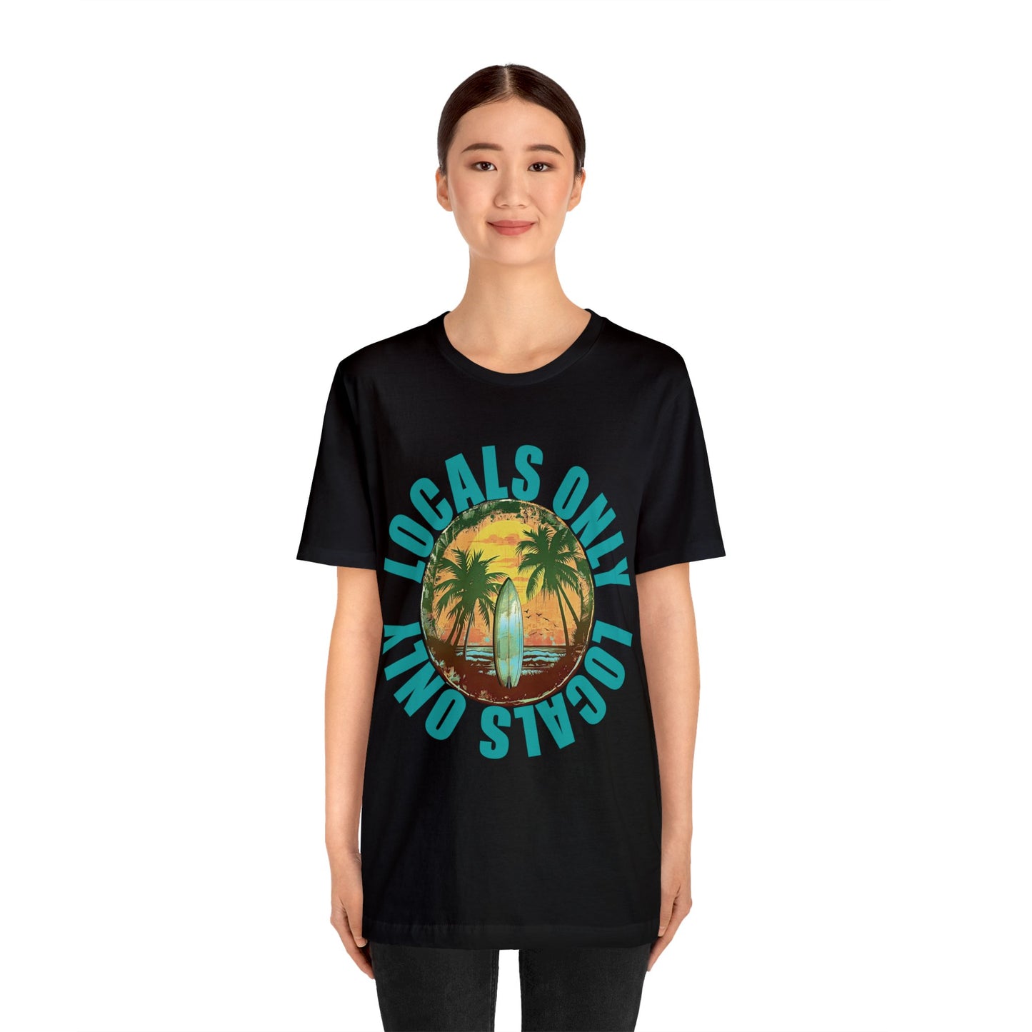 Locals Only stamp Unisex Jersey Short Sleeve Tee