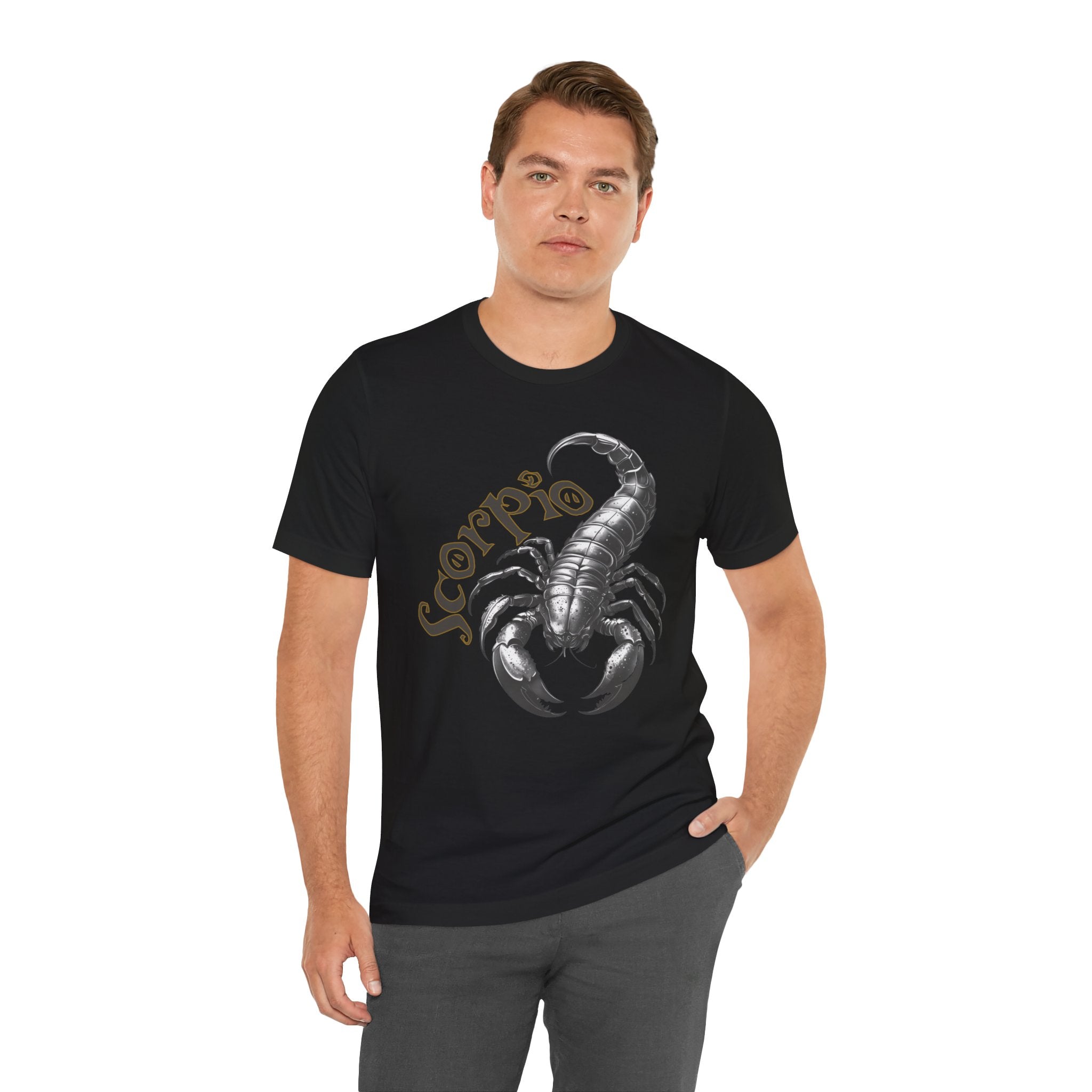 Scorpio Black & white Unisex Jersey Short Sleeve Tee