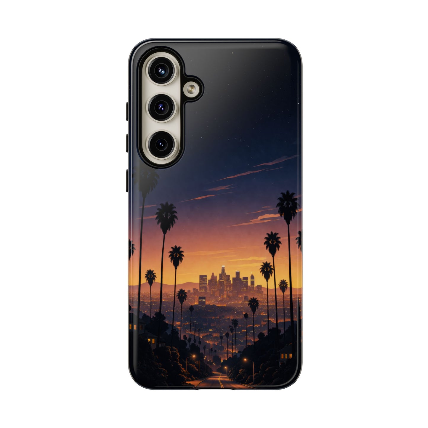 Los Angeles at Sunset Phone Case — Los Angeles Skyline Protective Case