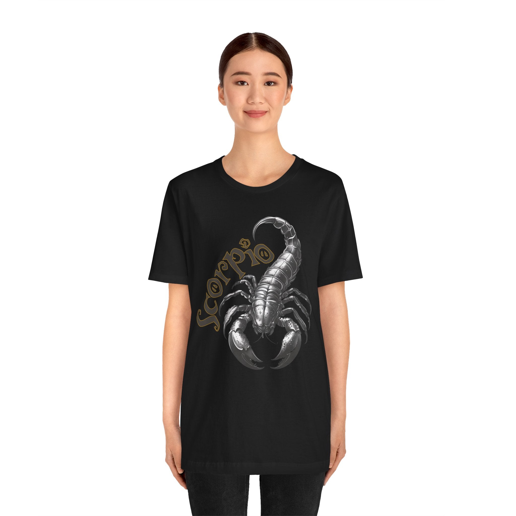 Scorpio Black & white Unisex Jersey Short Sleeve Tee