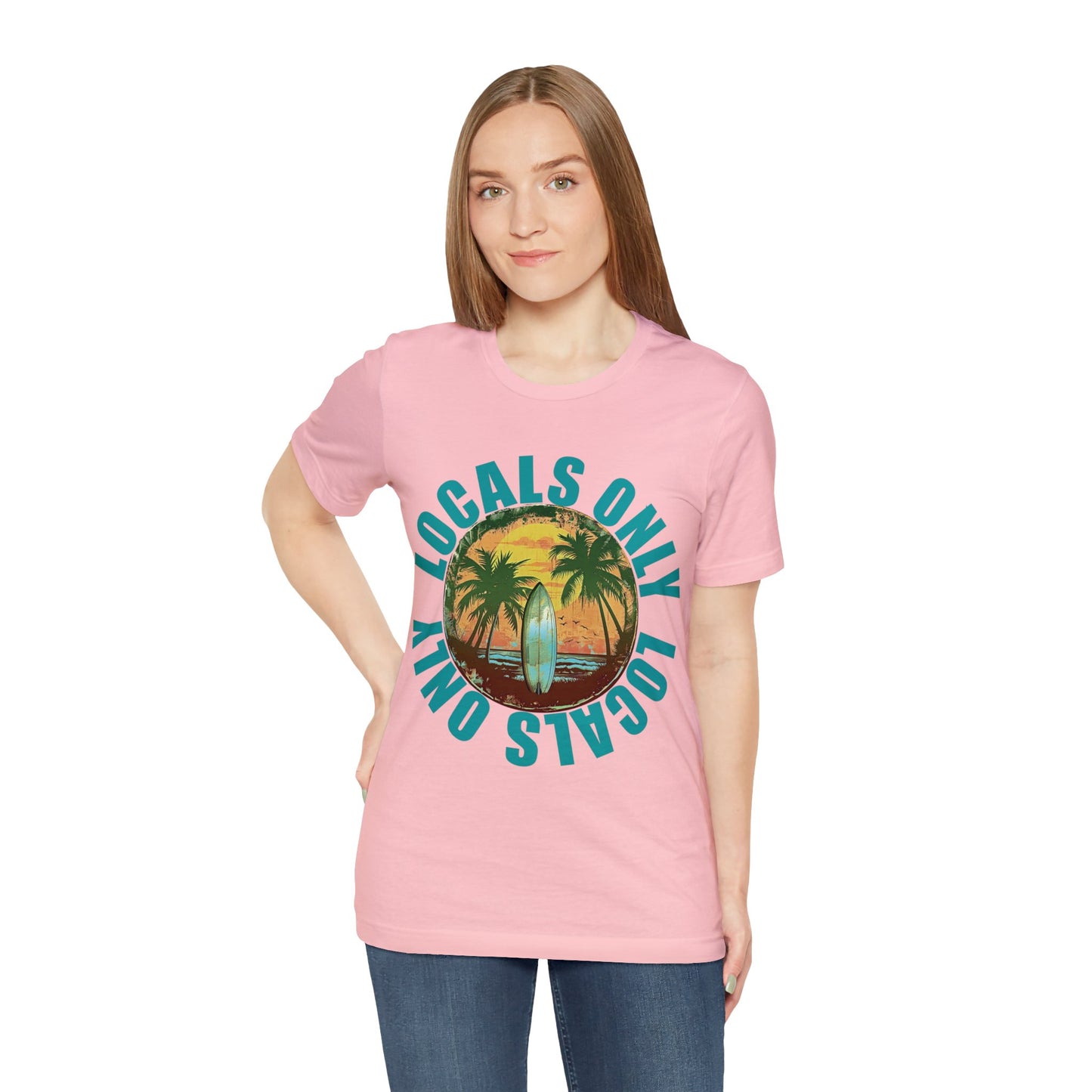 Locals Only stamp Unisex Jersey Short Sleeve Tee