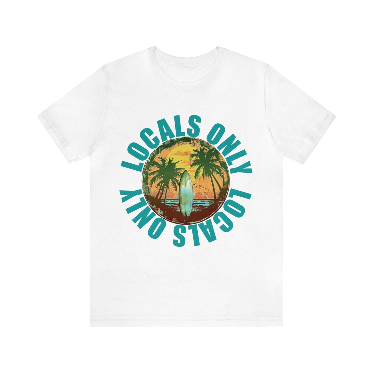 Locals Only stamp Unisex Jersey Short Sleeve Tee