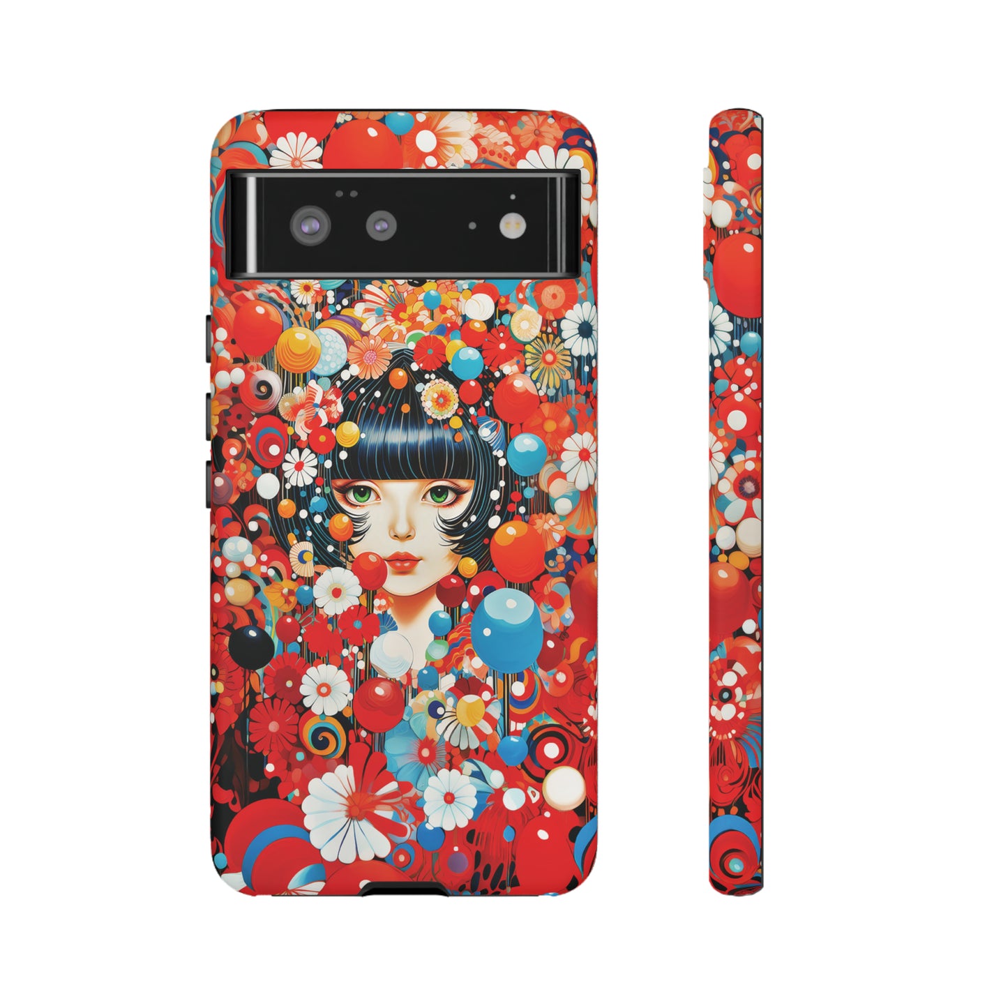 Girl in red blossoms Tough Cases