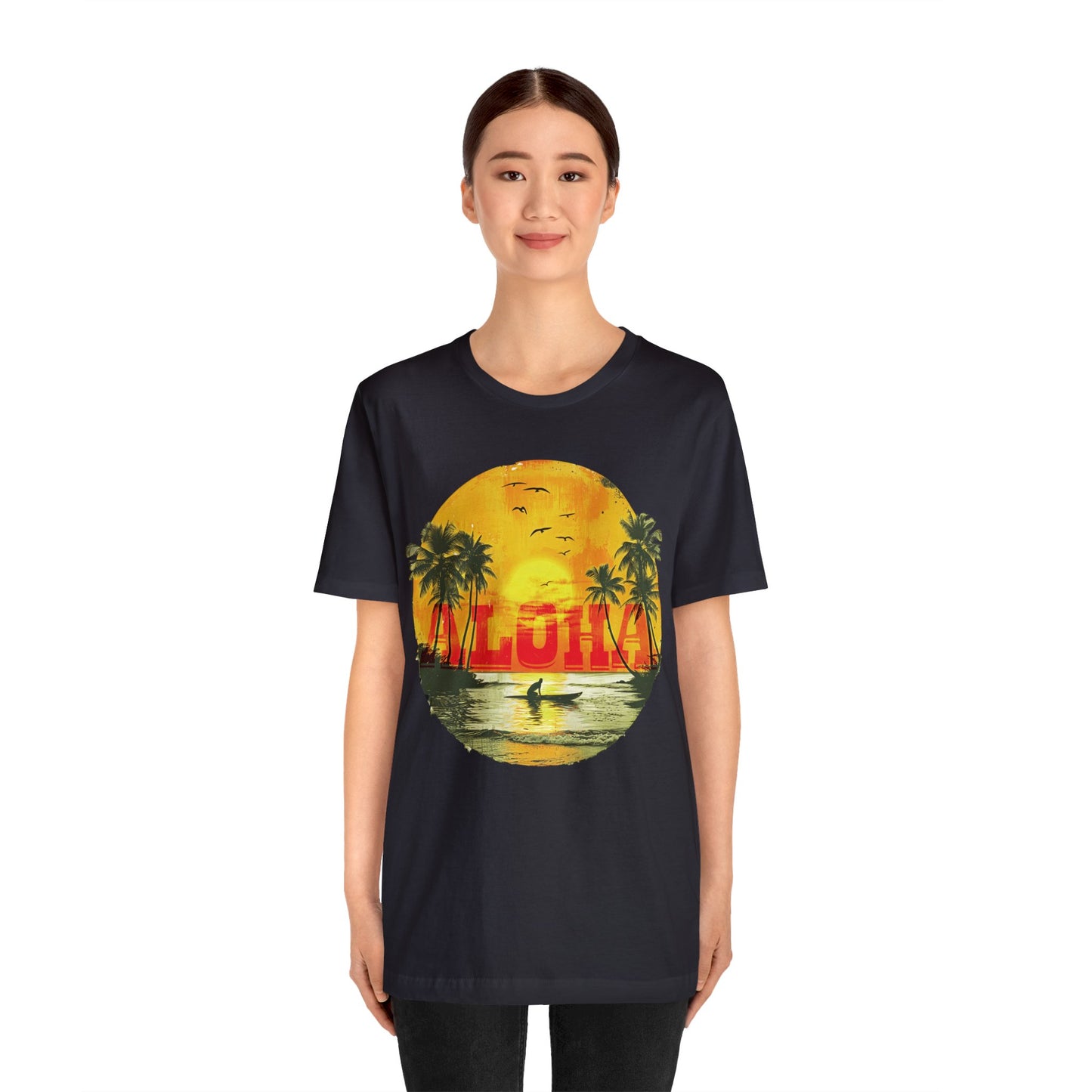 Aloha sunset Unisex Jersey Short Sleeve Tee