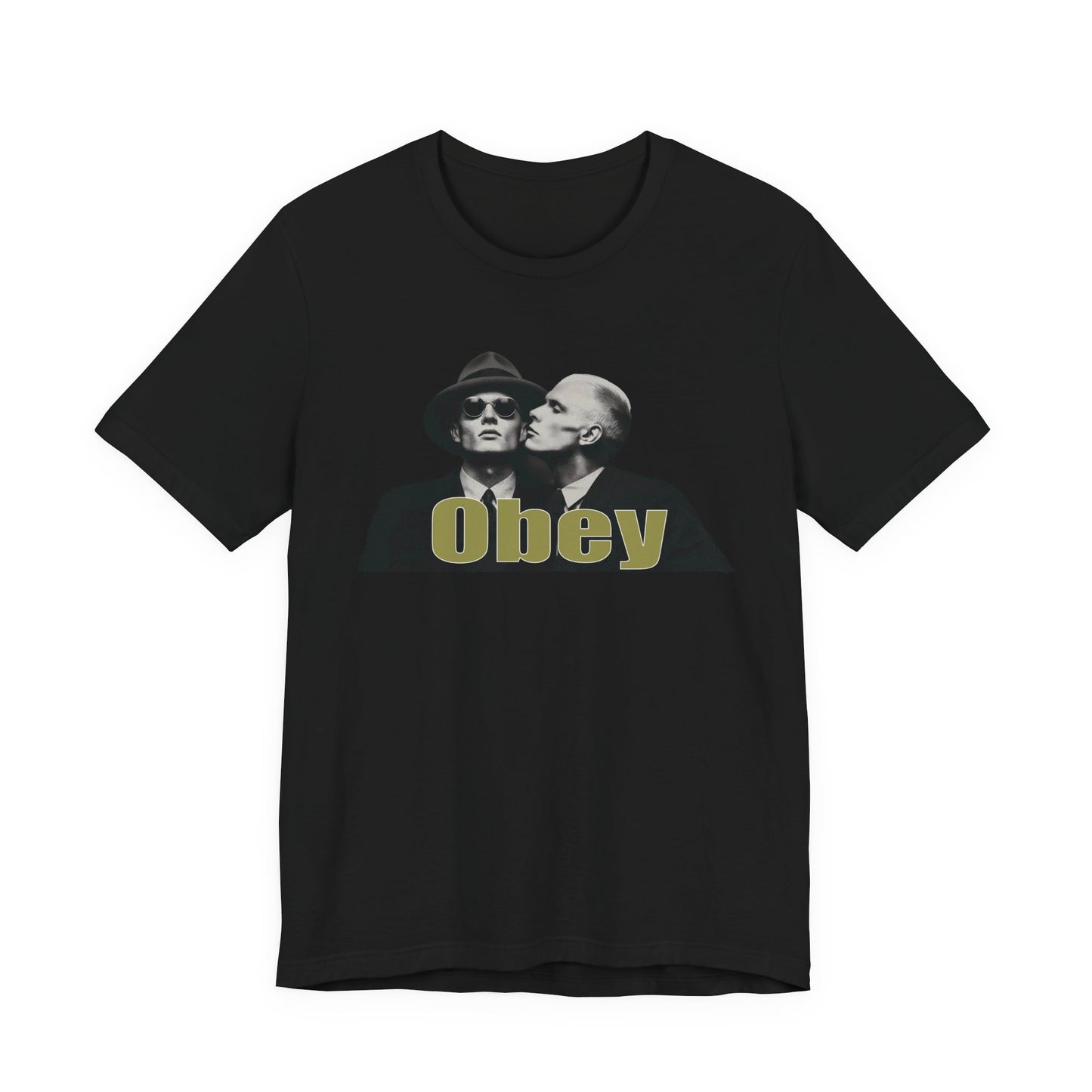 Obey Graphic Tee — Retro Provocative Streetwear T-Shirt, authority commentary shirt