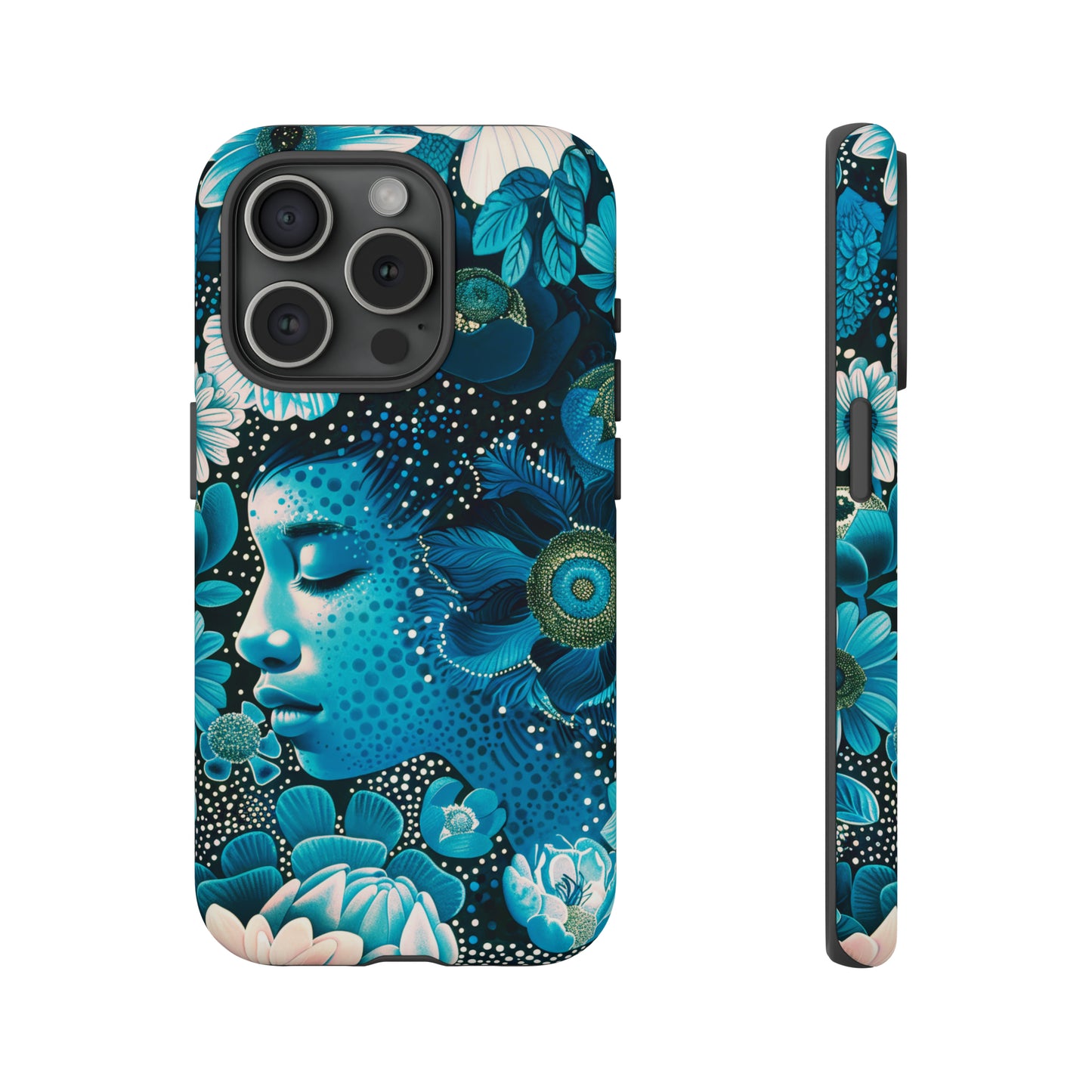 Girl in blue Tough Cases