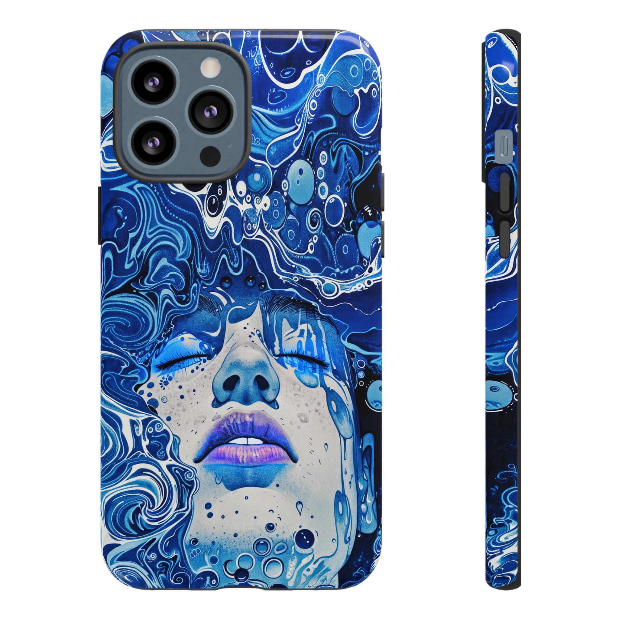 Phone Case, underwater design, Artistic design, Tough Case, Colorful whimsical water fantasy design, iPhone 15, 14, 13, 12, 11, Samsung, Pixel