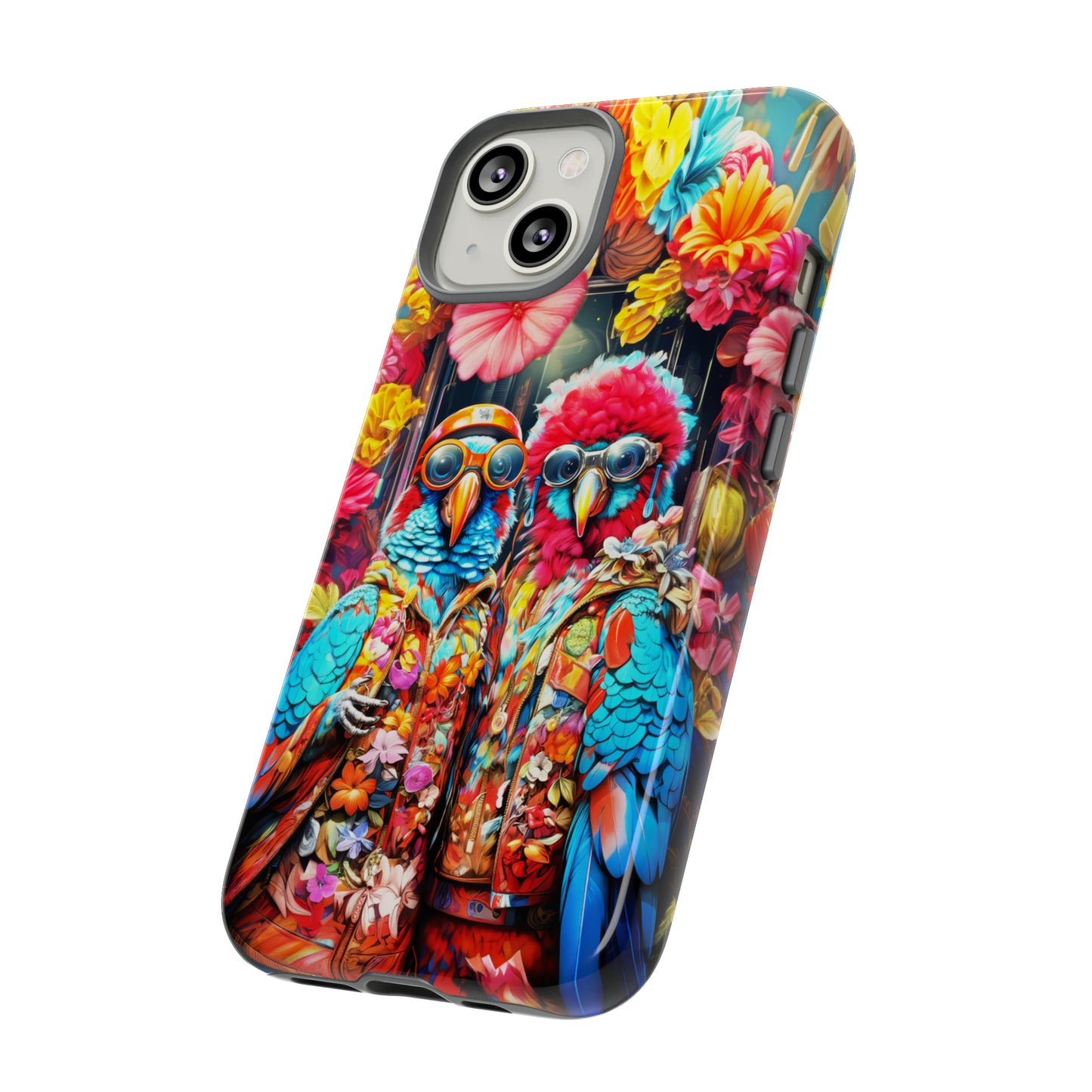 Two hipster parrots Tough Cases