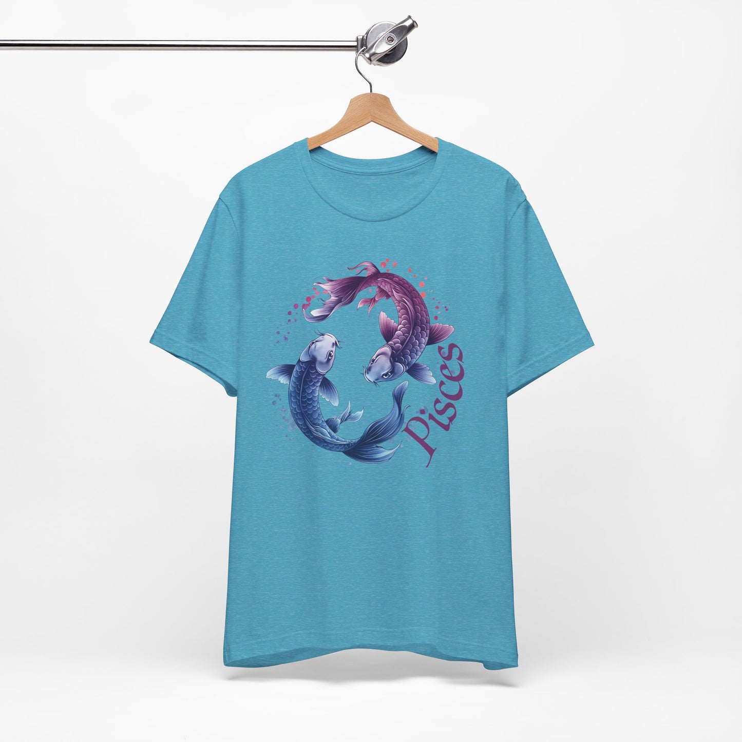 Pisces Artistic Zodiac Unisex Tee, Jersey Short Sleeve Tee, Your Perfect Everyday Favorite