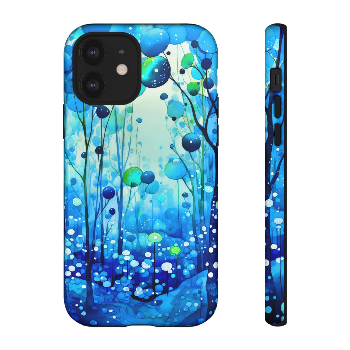 Blue fantasy forest Tough Cases