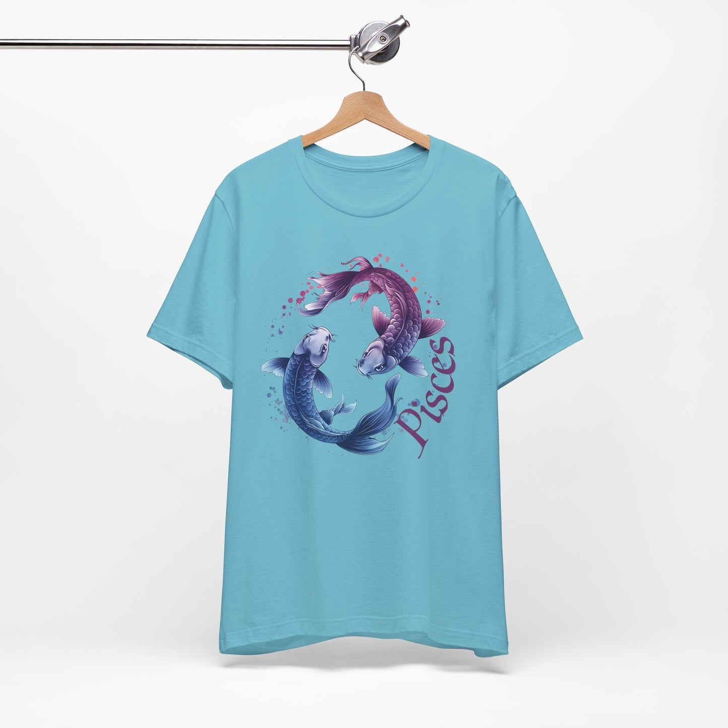 Pisces Artistic Zodiac Unisex Tee, Jersey Short Sleeve Tee, Your Perfect Everyday Favorite