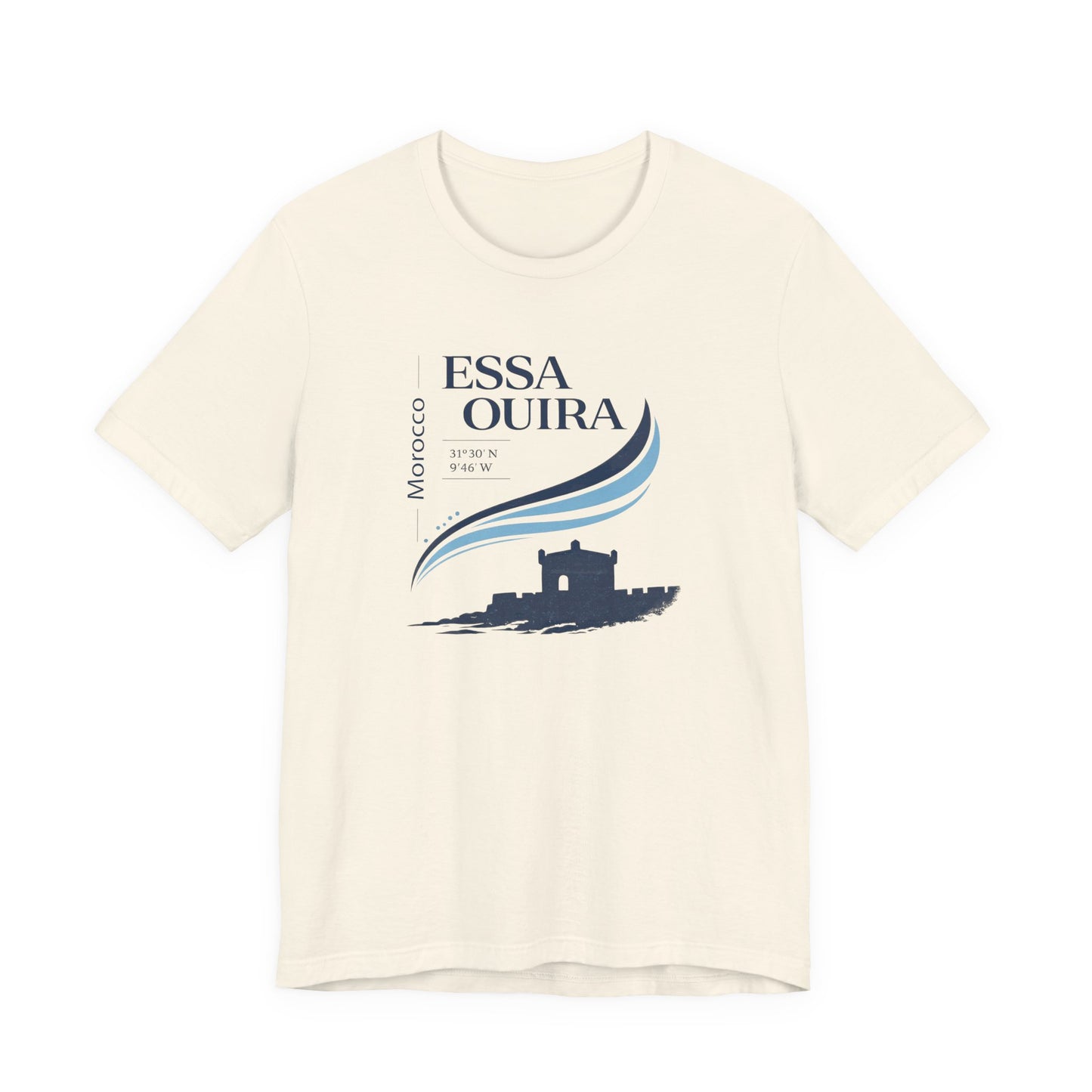 Essaouira Morocco Tee — Coastal Surf & Kasbah Graphic T-Shirt