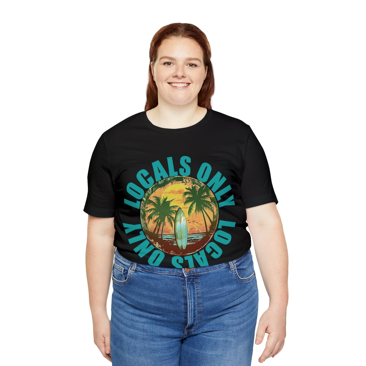 Locals Only stamp Unisex Jersey Short Sleeve Tee
