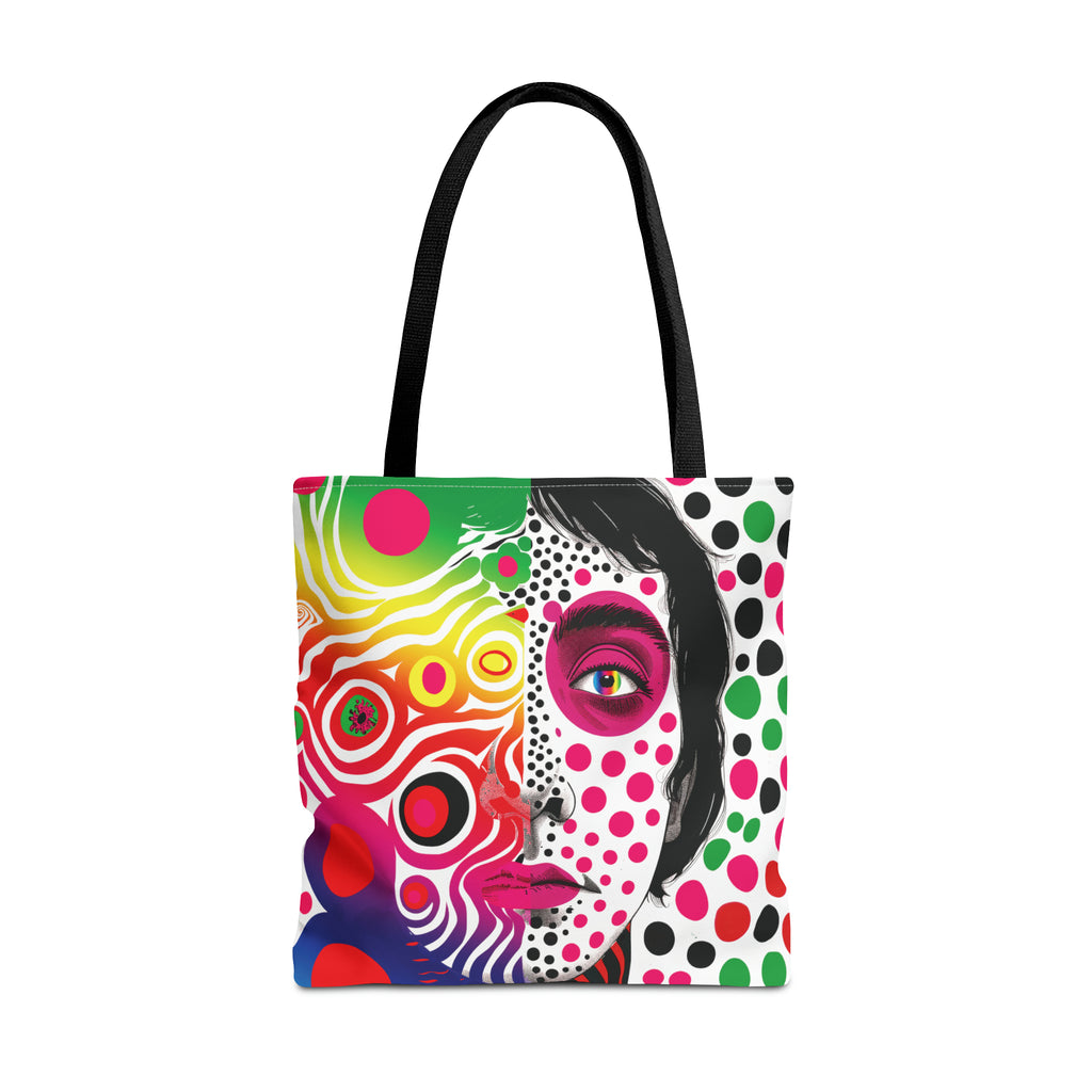 Rainbow disco dreams Tote Bag in 3 sizes