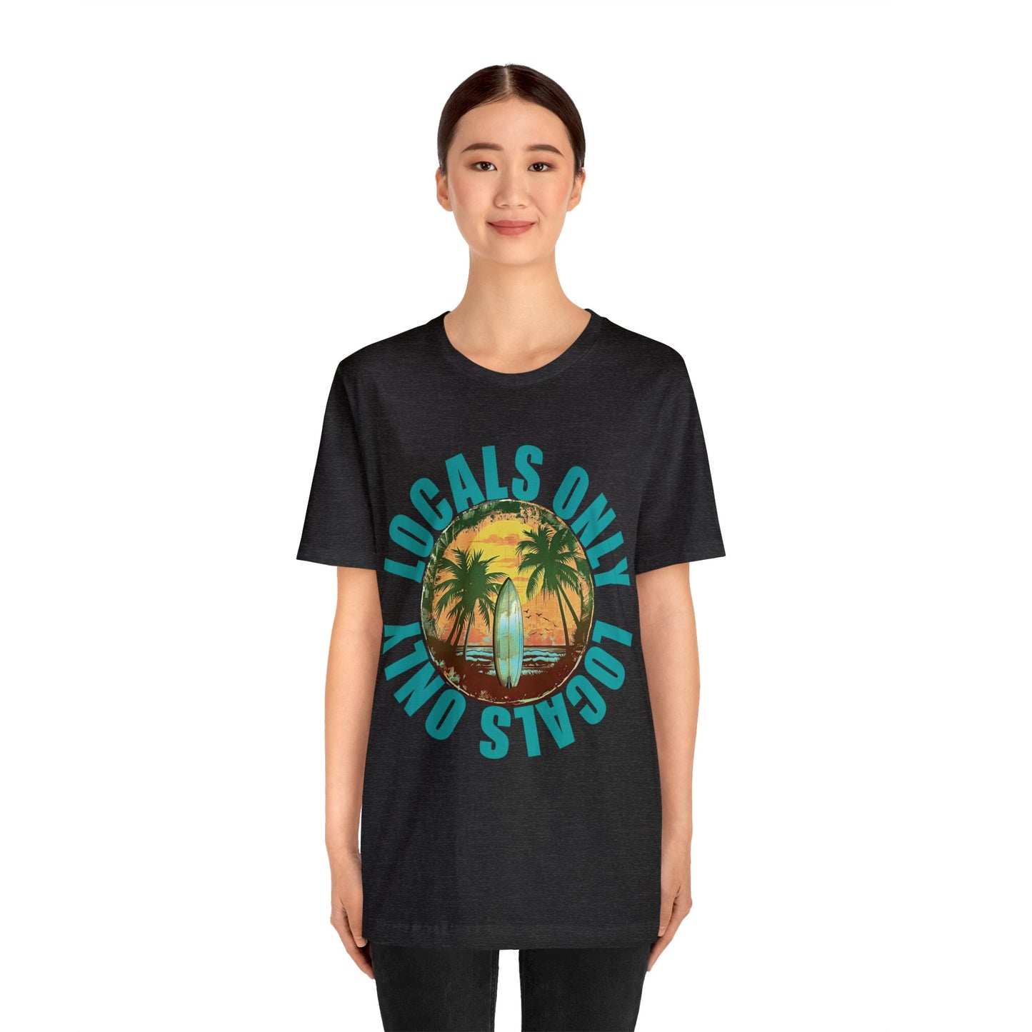 Locals Only stamp Unisex Jersey Short Sleeve Tee