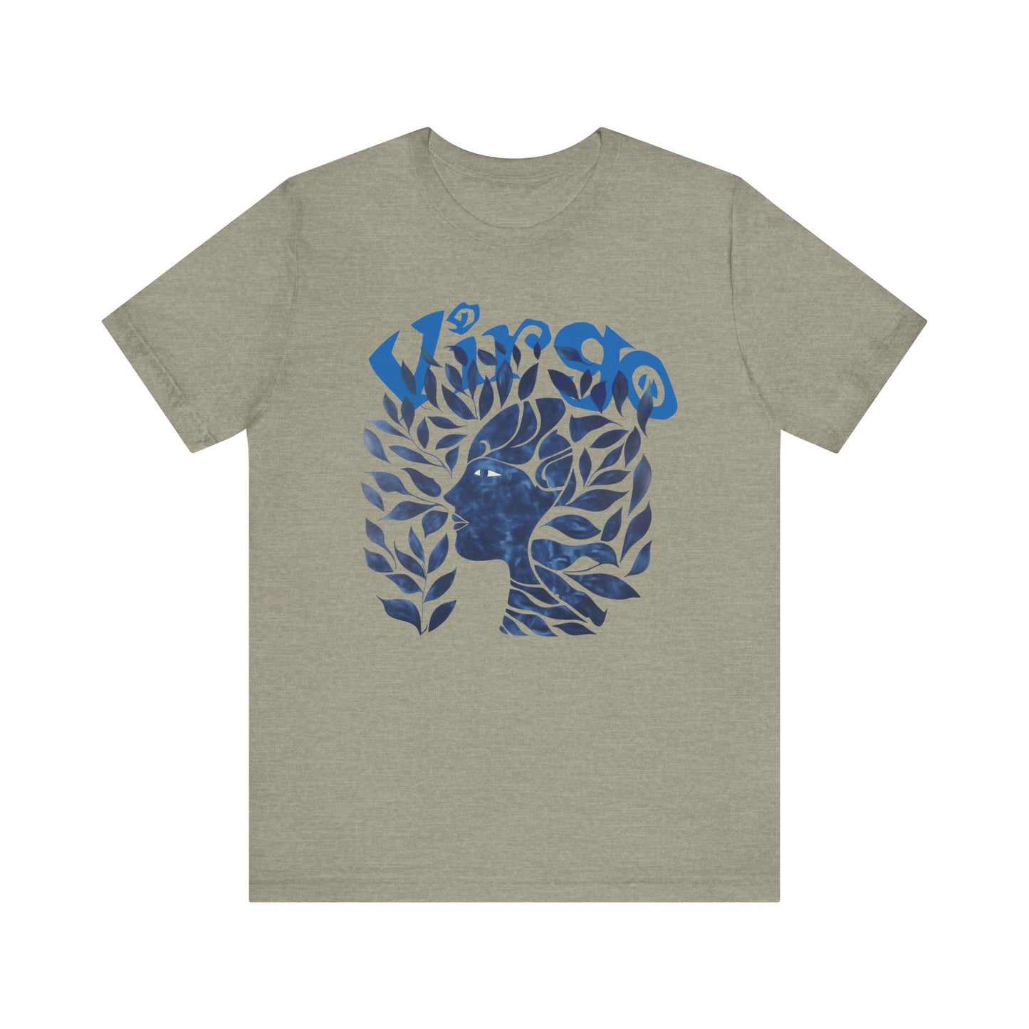 Virgo blue graphic Unisex Jersey Short Sleeve Tee