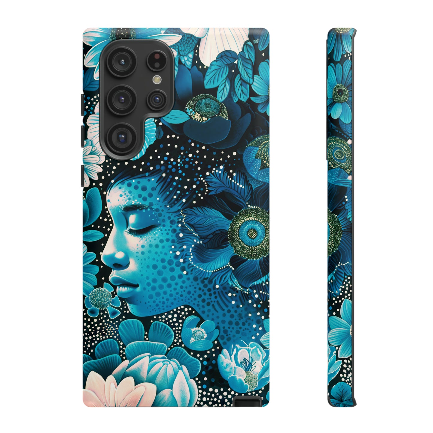 Girl in blue Tough Cases