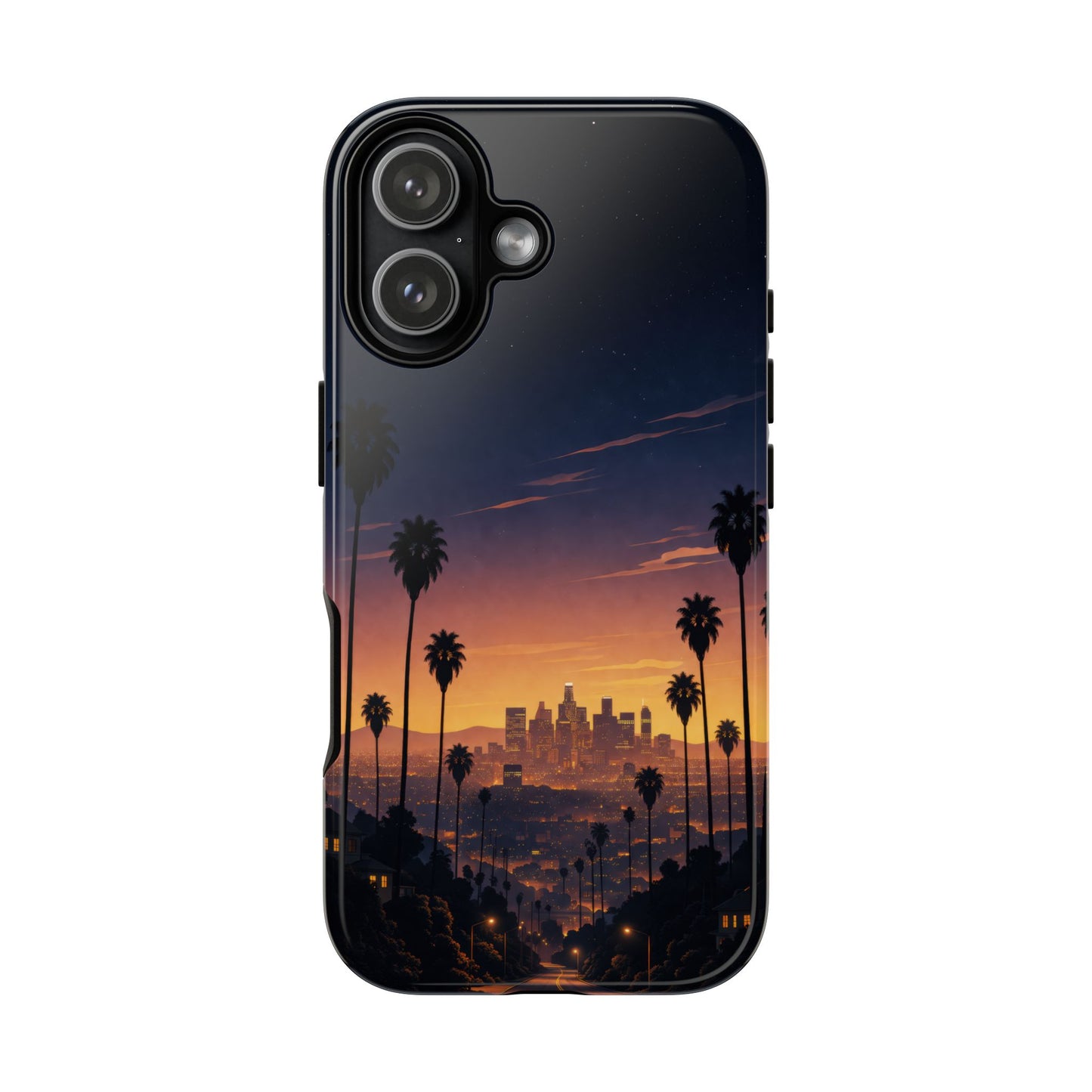 Los Angeles at Sunset Phone Case — Los Angeles Skyline Protective Case