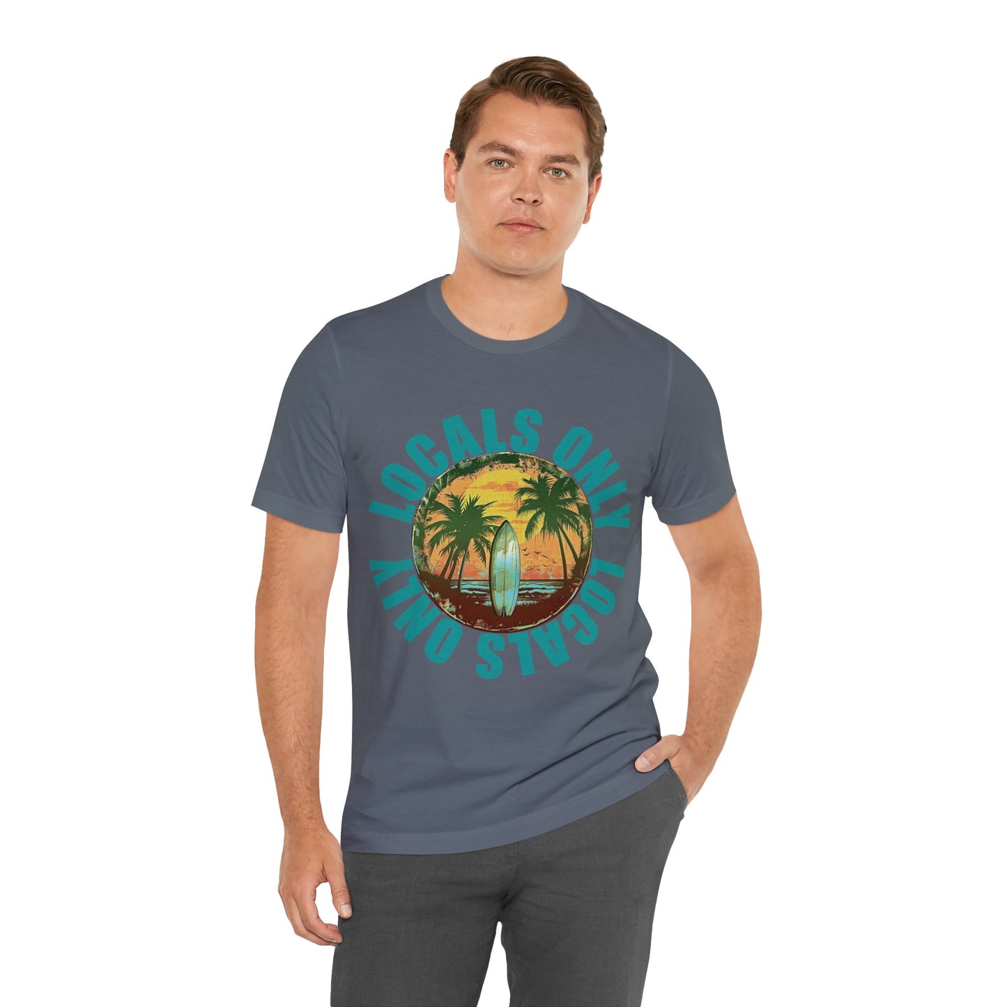 Locals Only stamp Unisex Jersey Short Sleeve Tee