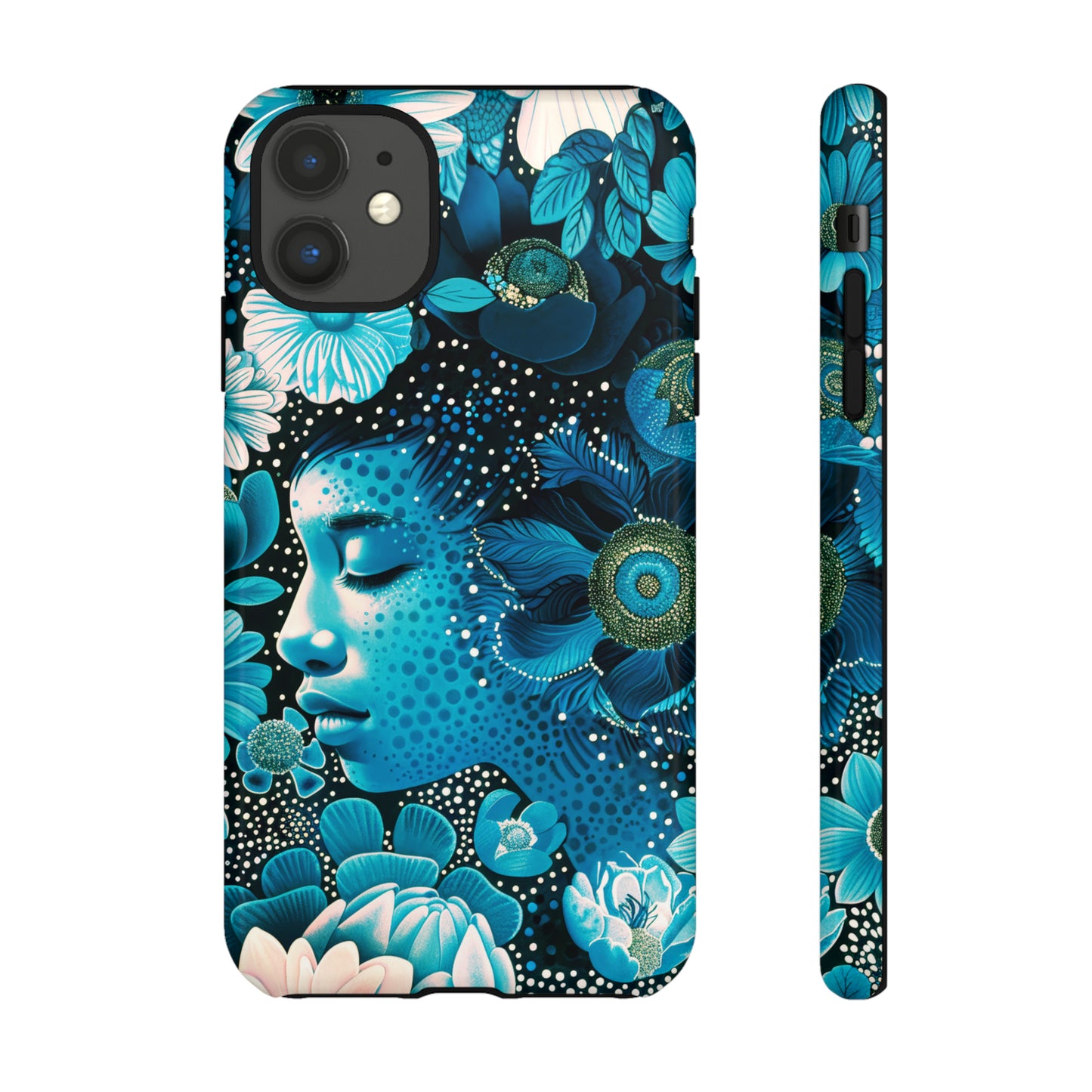 Girl in blue Tough Cases
