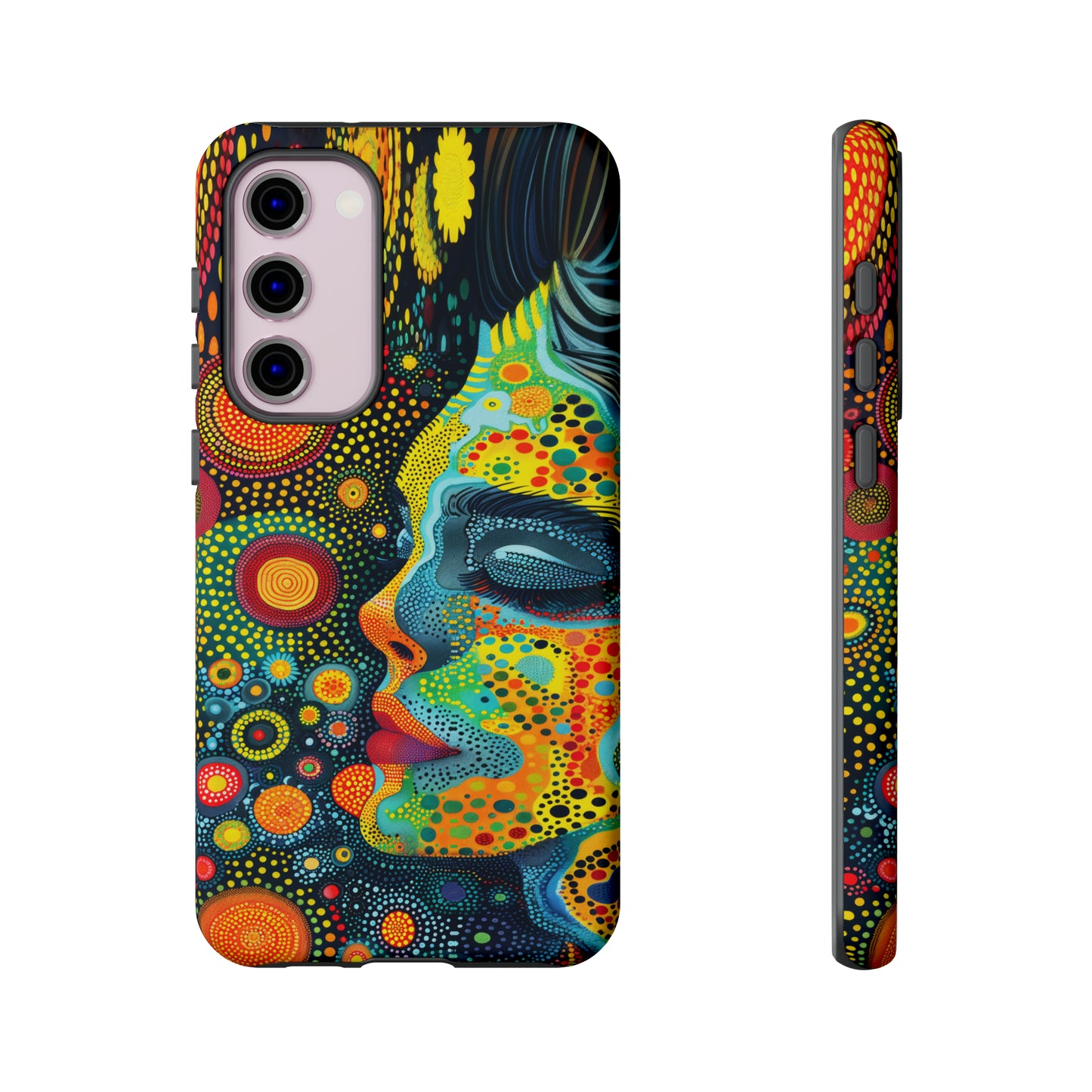 Phone Case, rainbow girl, Artistic design, Tough Case, Colorful whimsical rainbow fantasy design, iPhone 15, 14, 13, 12, 11, Samsung, Pixel