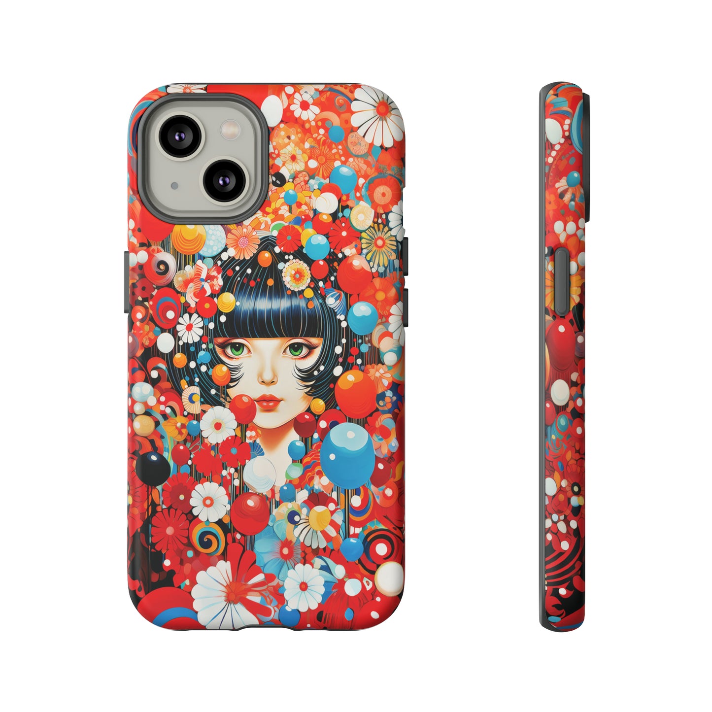 Girl in red blossoms Tough Cases