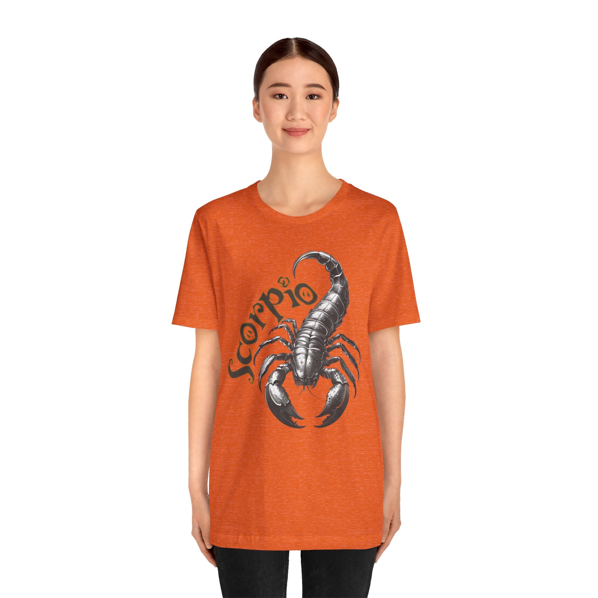 Scorpio Black & white Unisex Jersey Short Sleeve Tee