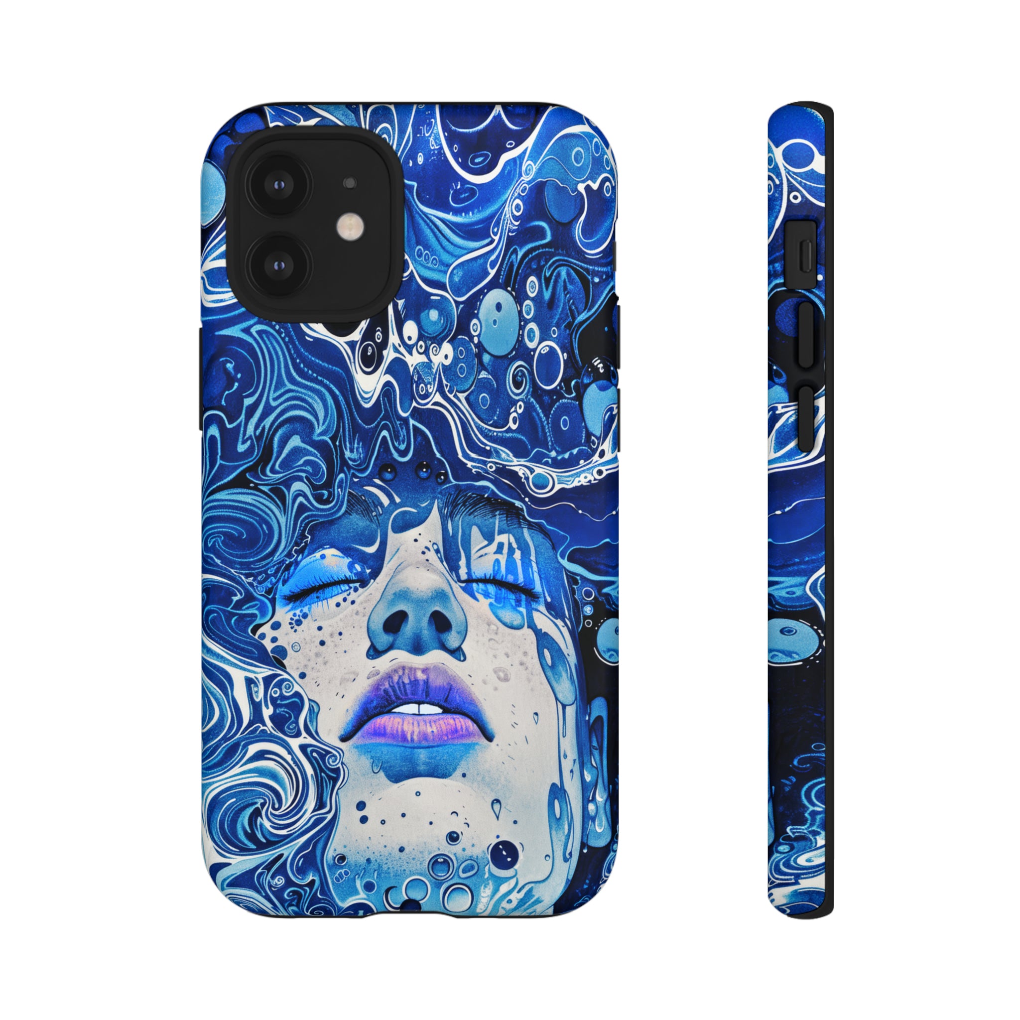 Phone Case, underwater design, Artistic design, Tough Case, Colorful whimsical water fantasy design, iPhone 15, 14, 13, 12, 11, Samsung, Pixel