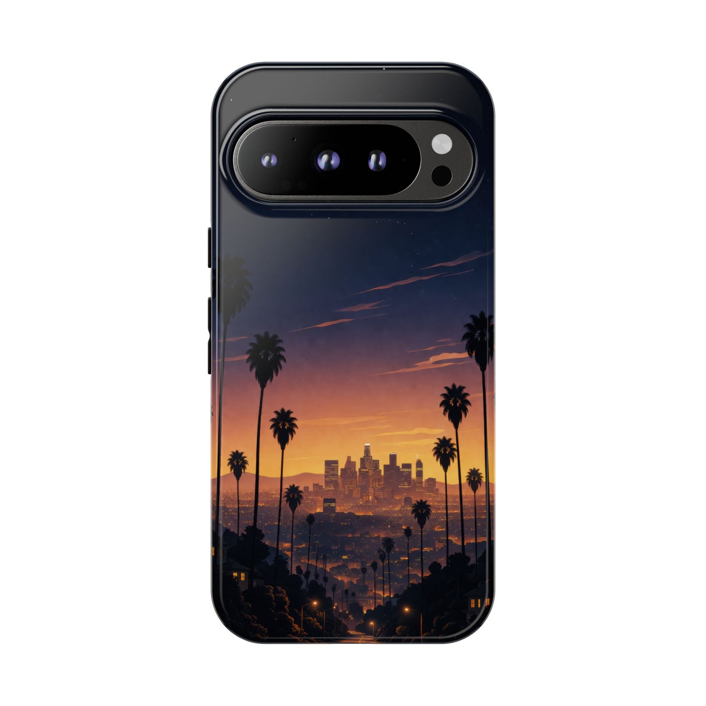 Los Angeles at Sunset Phone Case — Los Angeles Skyline Protective Case
