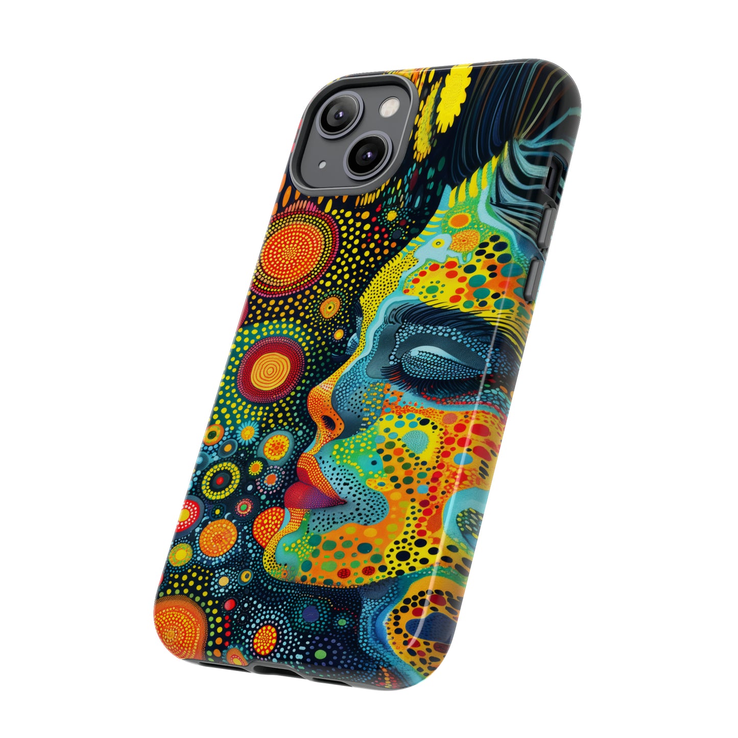 Phone Case, rainbow girl, Artistic design, Tough Case, Colorful whimsical rainbow fantasy design, iPhone 15, 14, 13, 12, 11, Samsung, Pixel