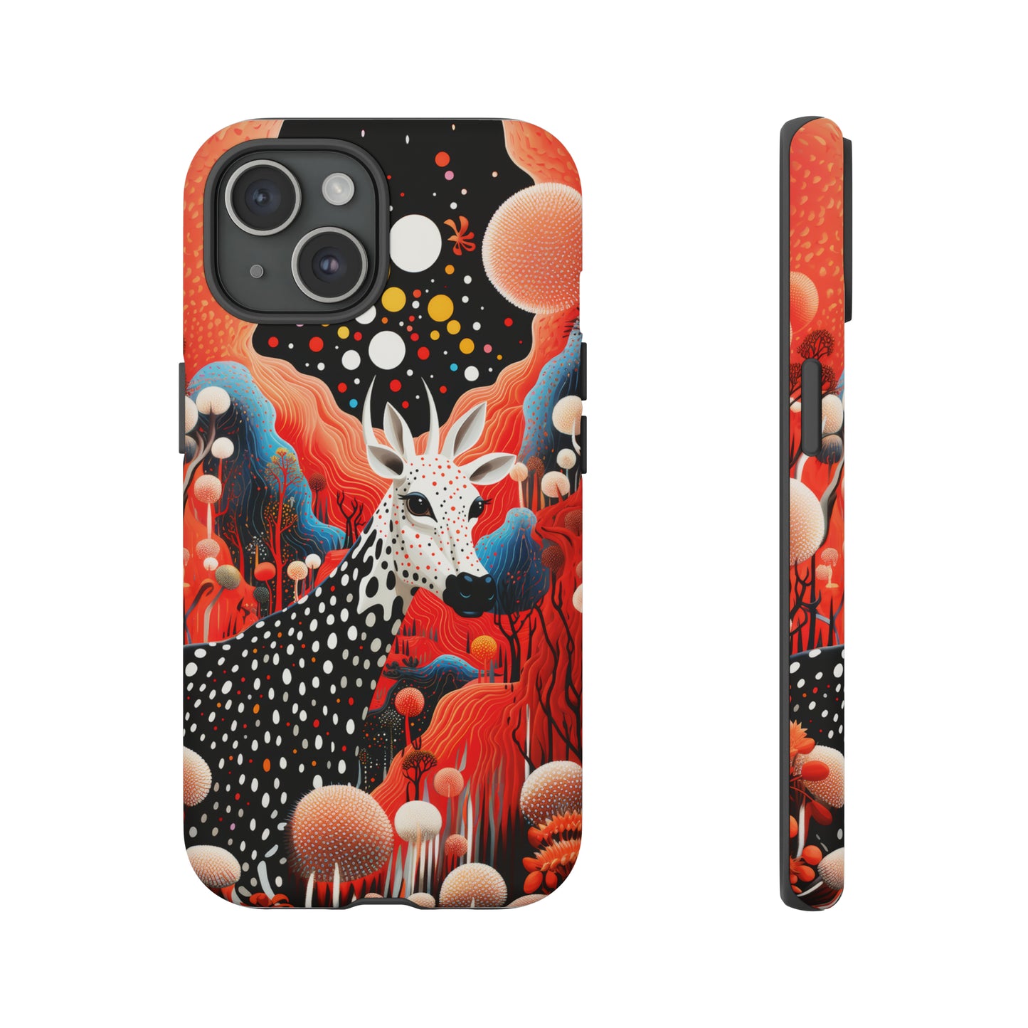 Spotted Elk in the rainbow forest Tough Cases
