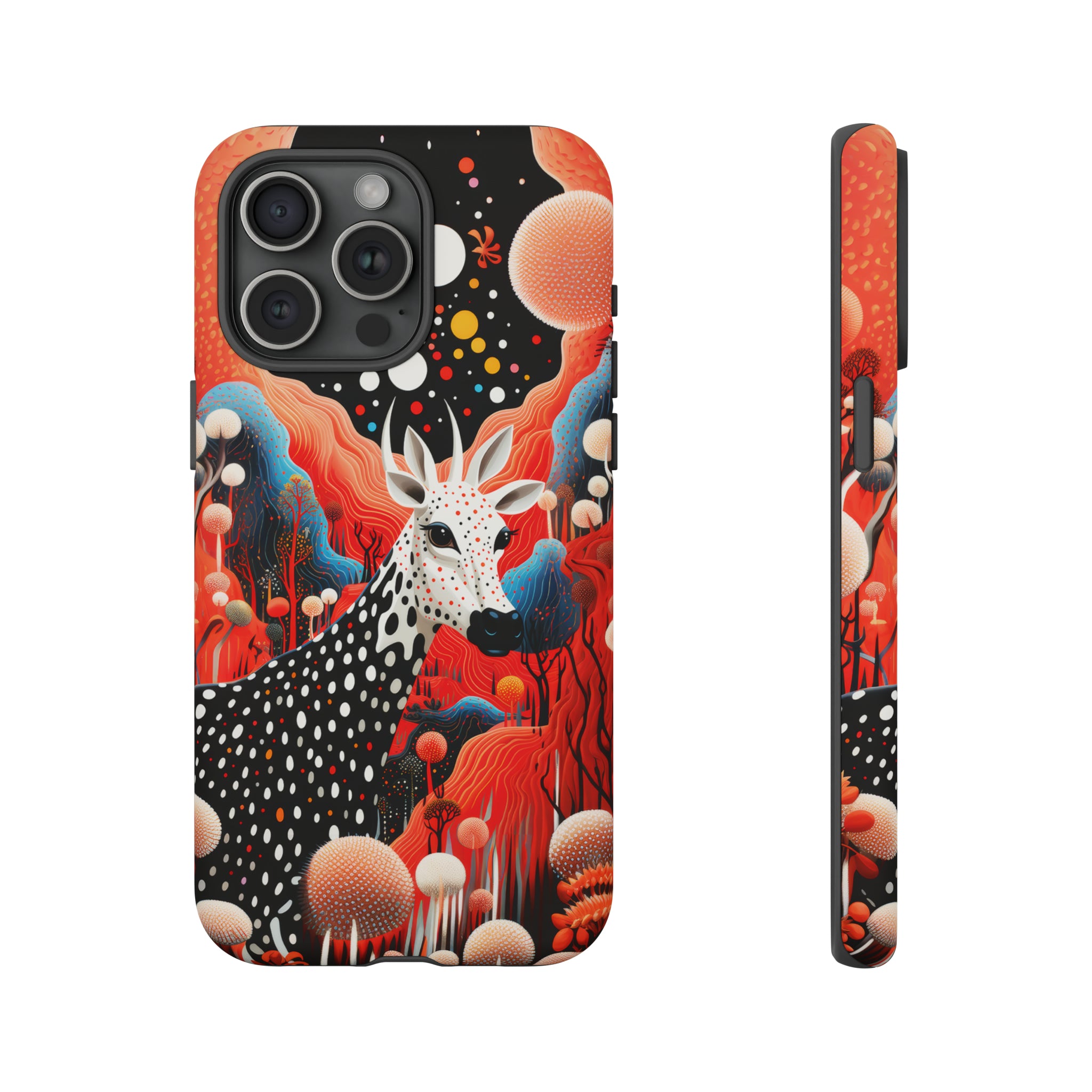 Spotted Elk in the rainbow forest Tough Cases