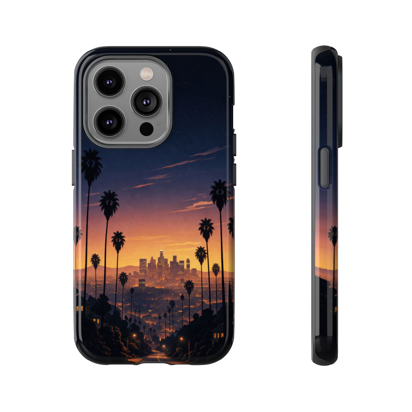 Los Angeles at Sunset Phone Case — Los Angeles Skyline Protective Case