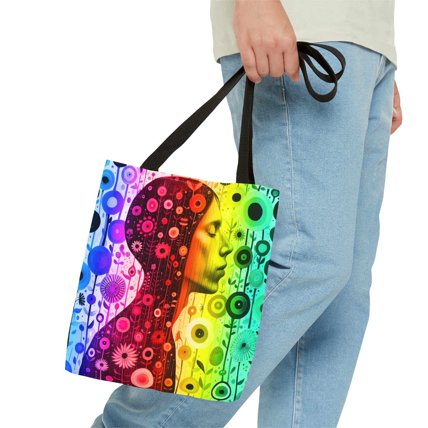 Rainbow dreamer Tote Bag in 3 sizes