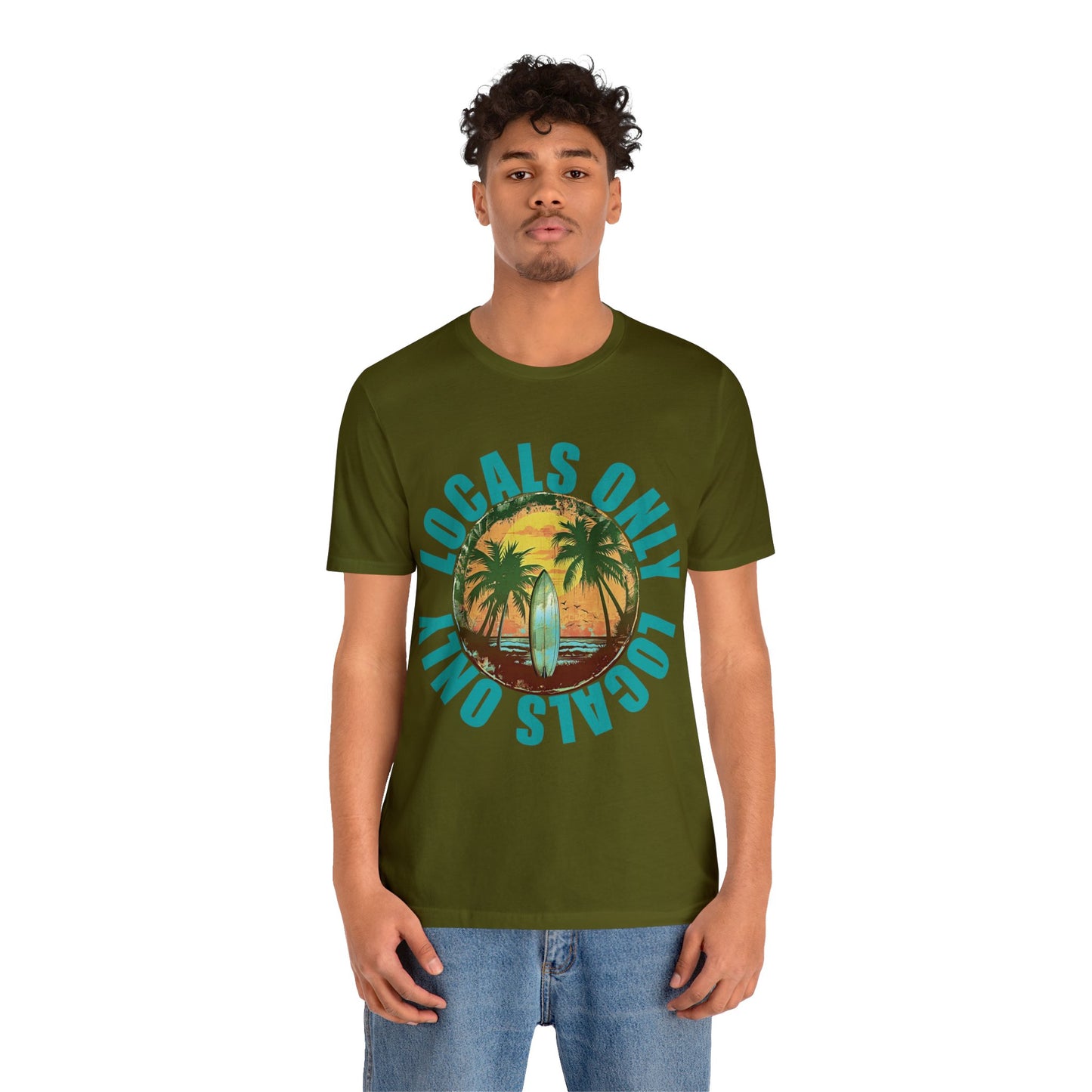 Locals Only stamp Unisex Jersey Short Sleeve Tee