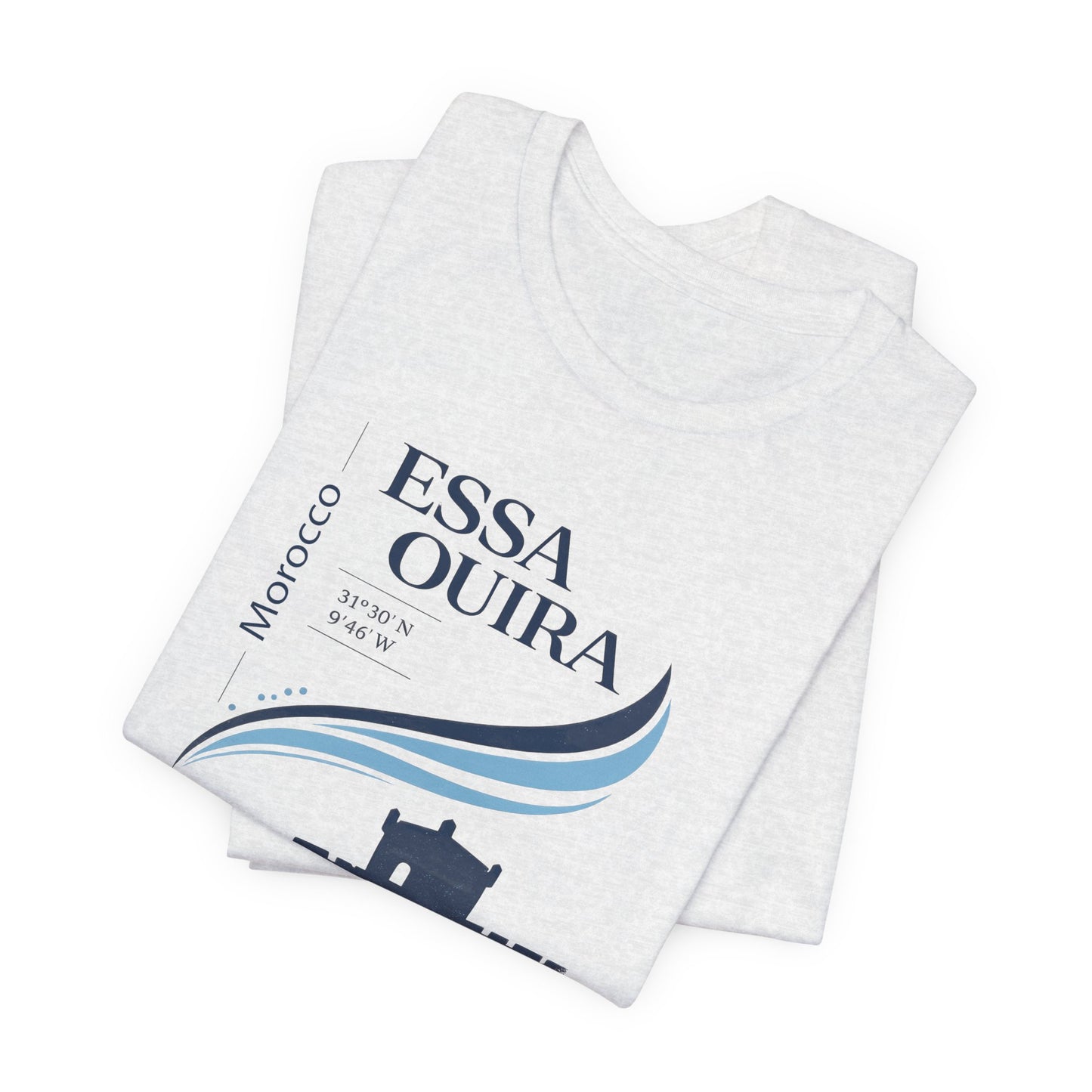 Essaouira Morocco Tee — Coastal Surf & Kasbah Graphic T-Shirt