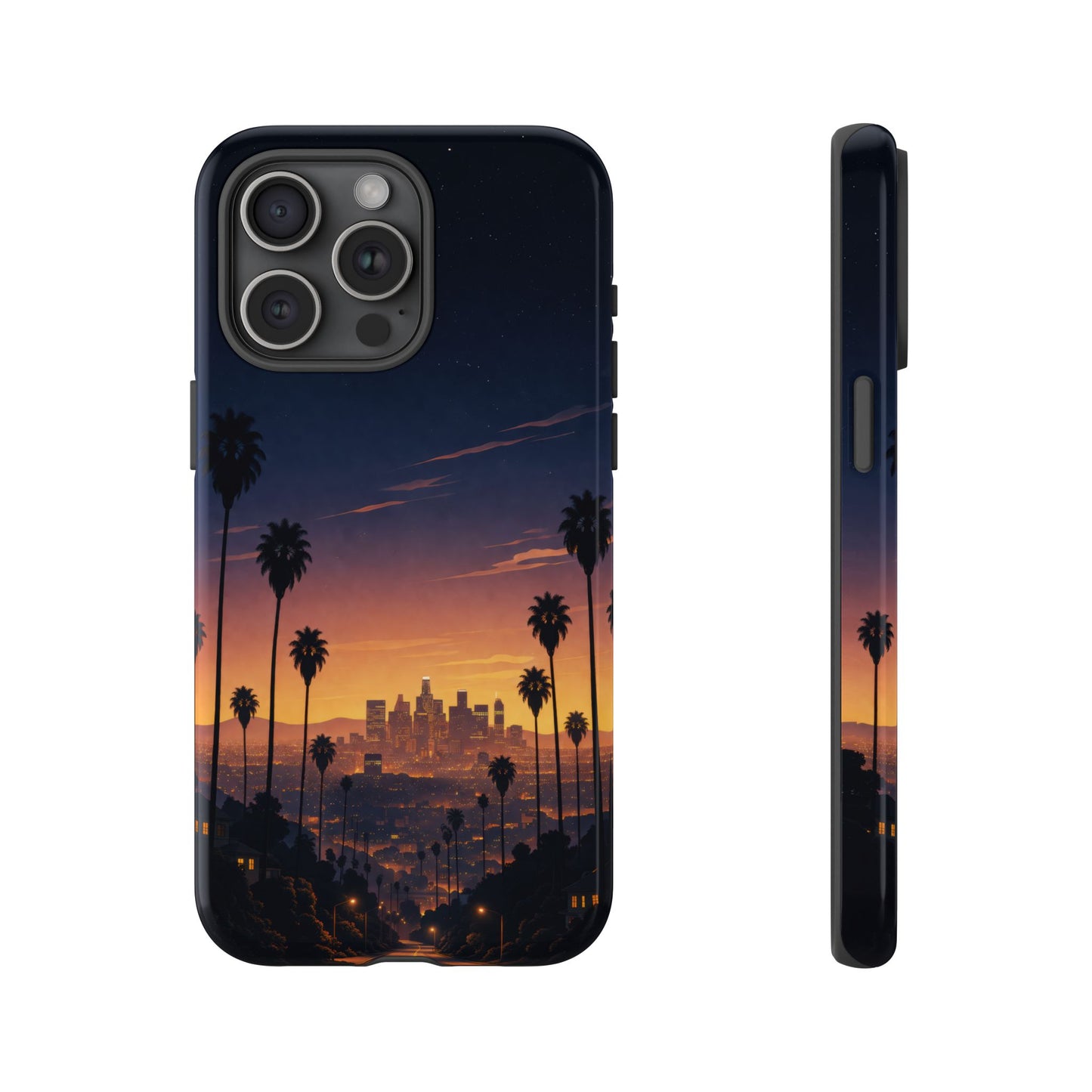 Los Angeles at Sunset Phone Case — Los Angeles Skyline Protective Case