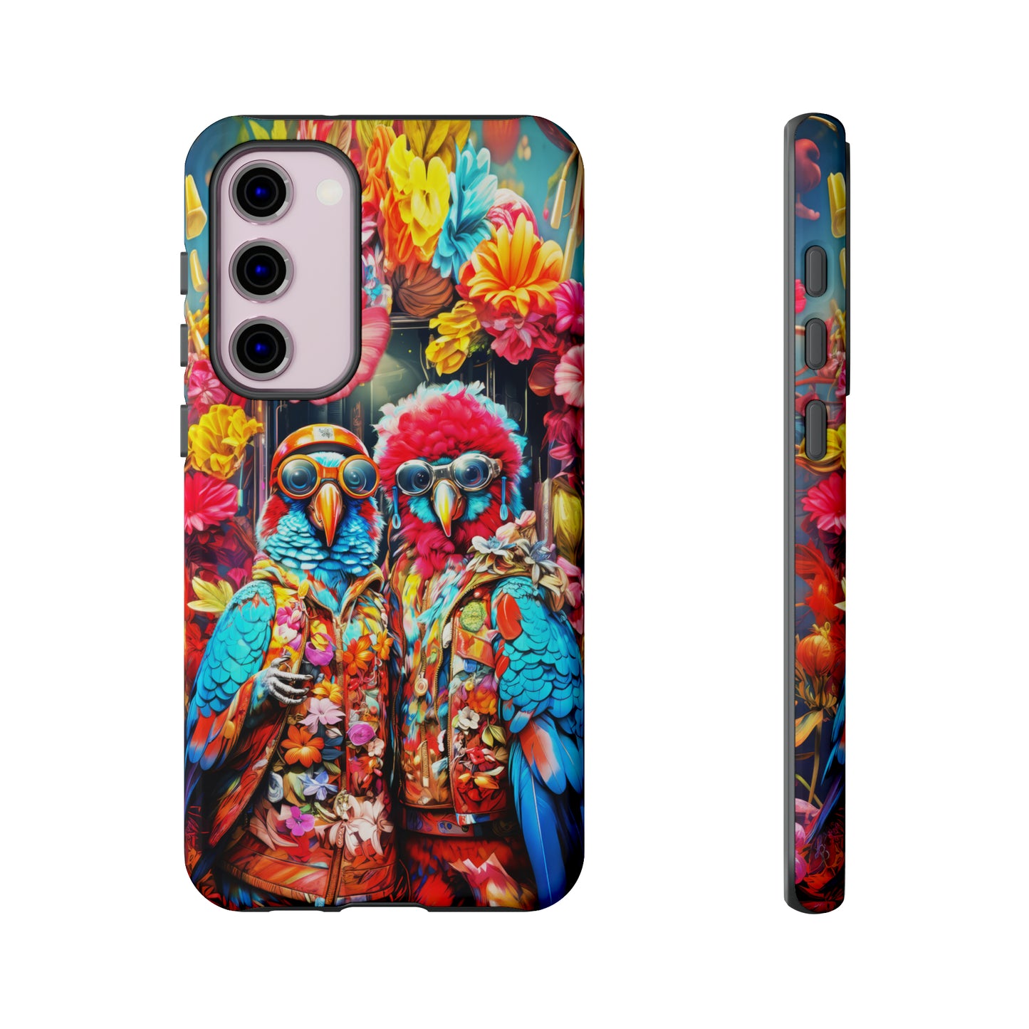 Two hipster parrots Tough Cases