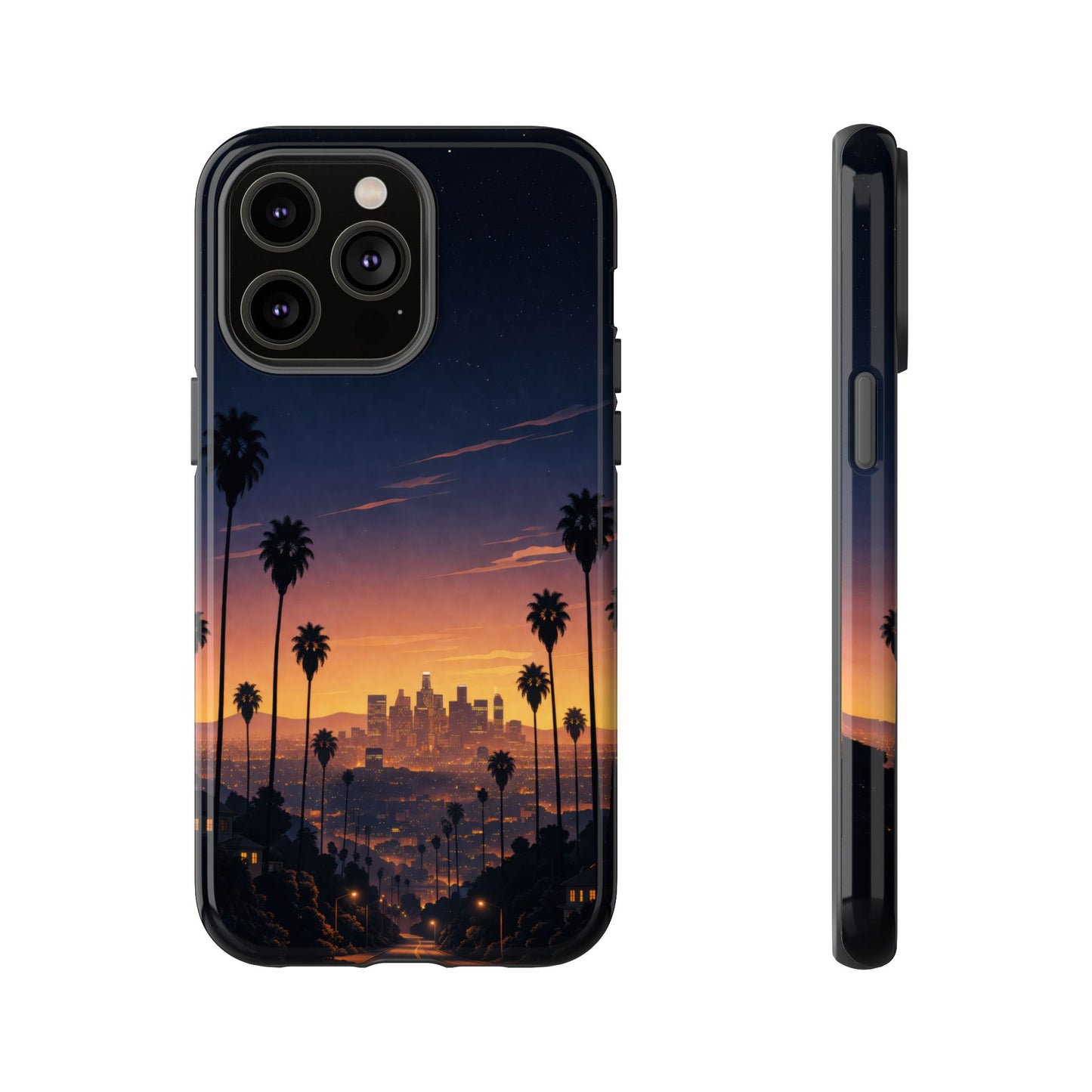 Los Angeles at Sunset Phone Case — Los Angeles Skyline Protective Case