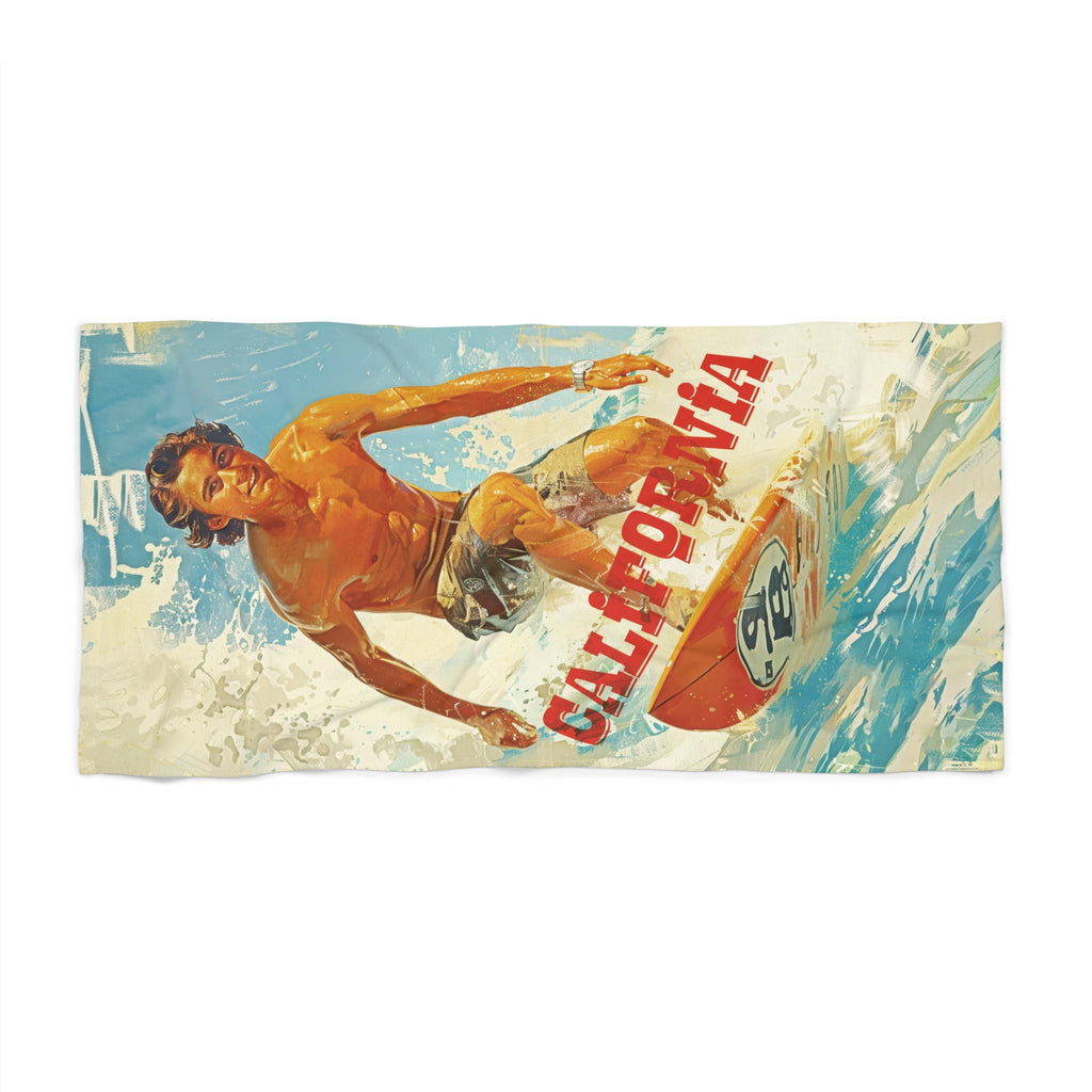 California surfer Beach Towel