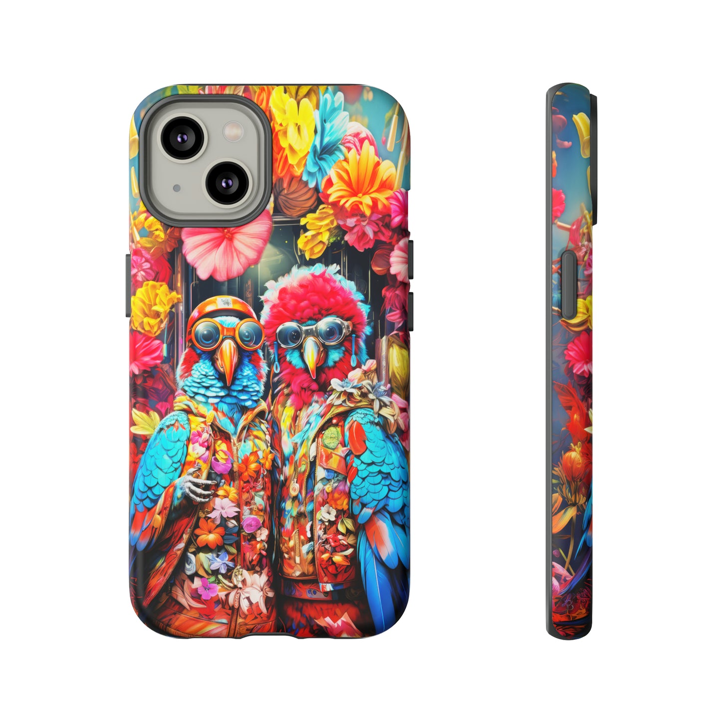 Two hipster parrots Tough Cases