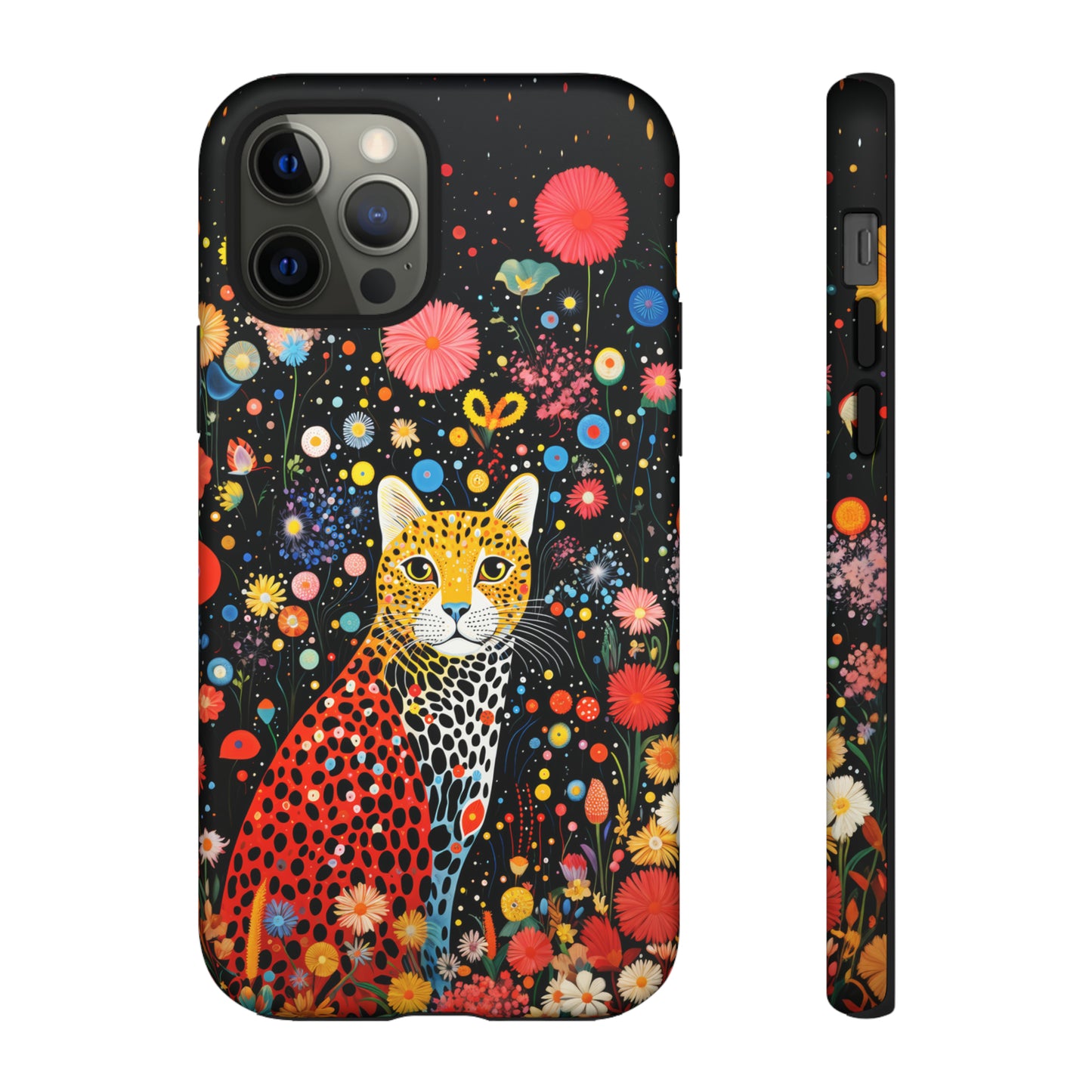 Cheetah in night flowers Tough Cases