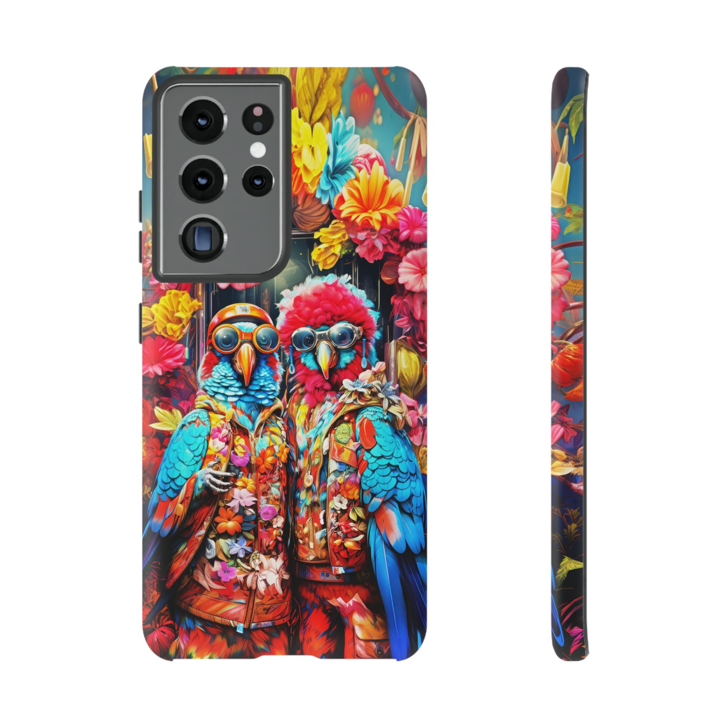 Two hipster parrots Tough Cases