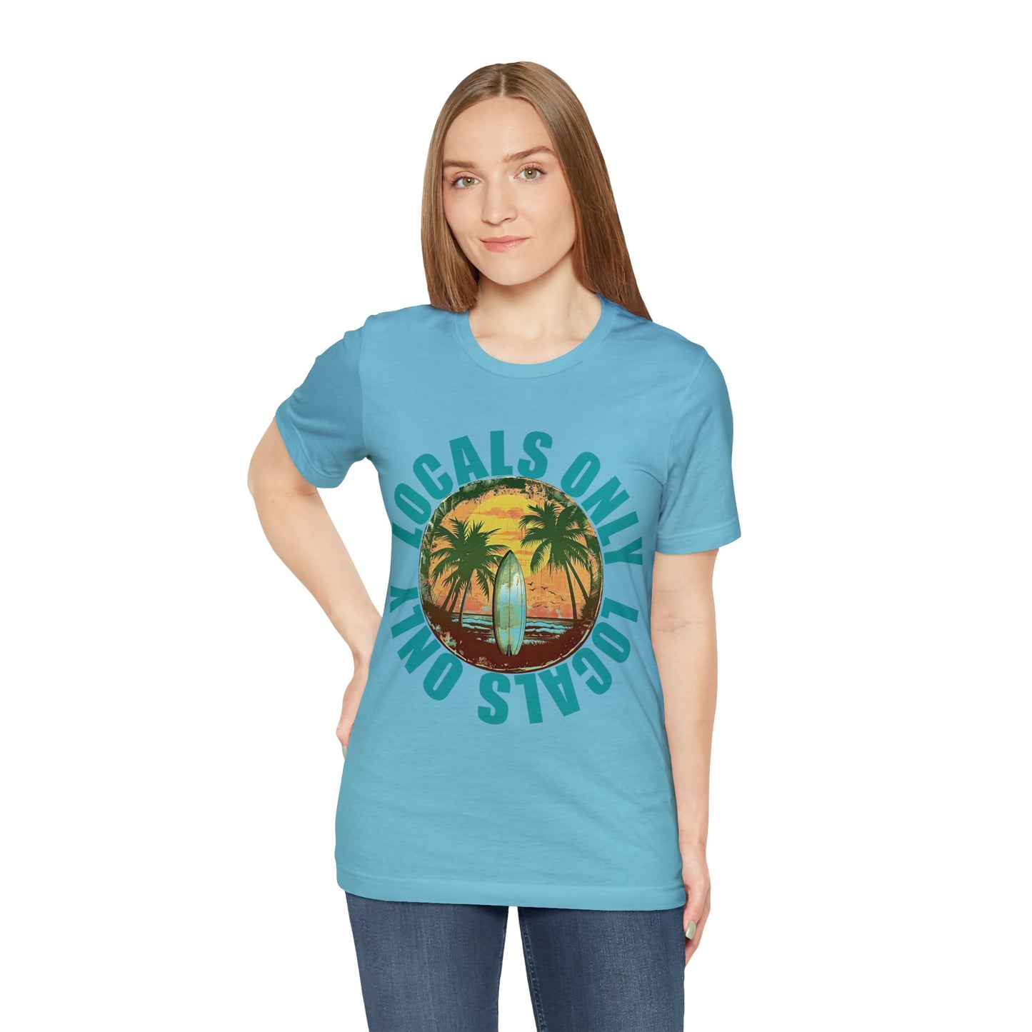 Locals Only stamp Unisex Jersey Short Sleeve Tee