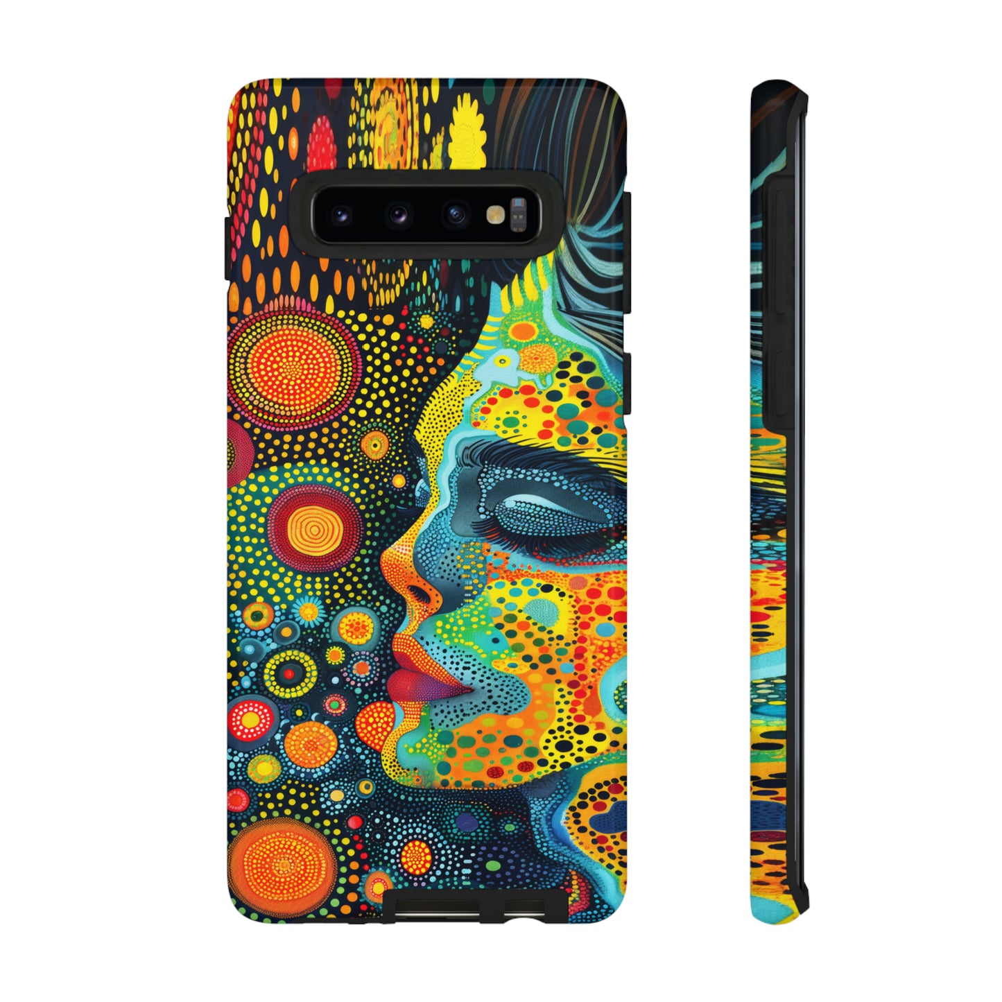 Phone Case, rainbow girl, Artistic design, Tough Case, Colorful whimsical rainbow fantasy design, iPhone 15, 14, 13, 12, 11, Samsung, Pixel