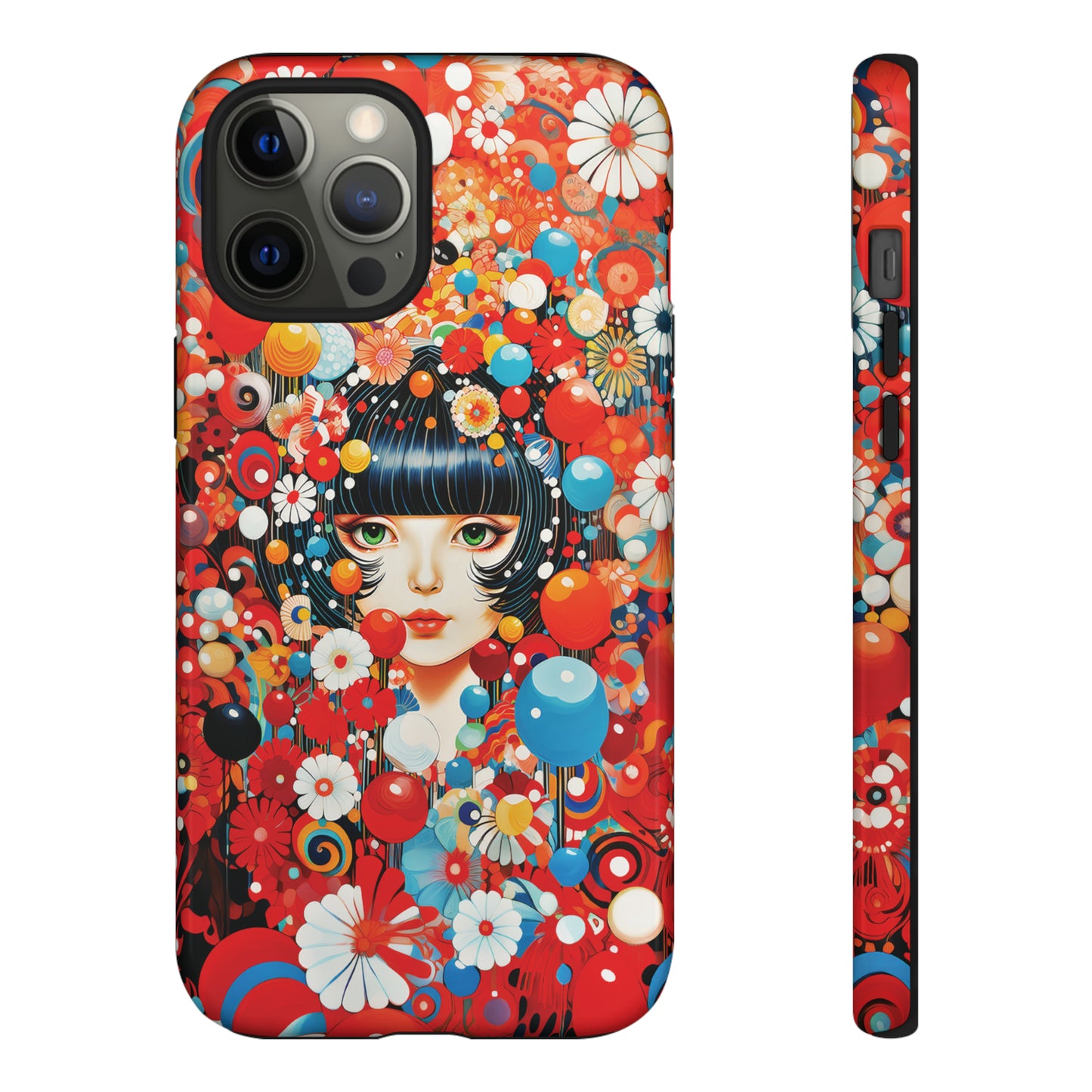 Girl in red blossoms Tough Cases